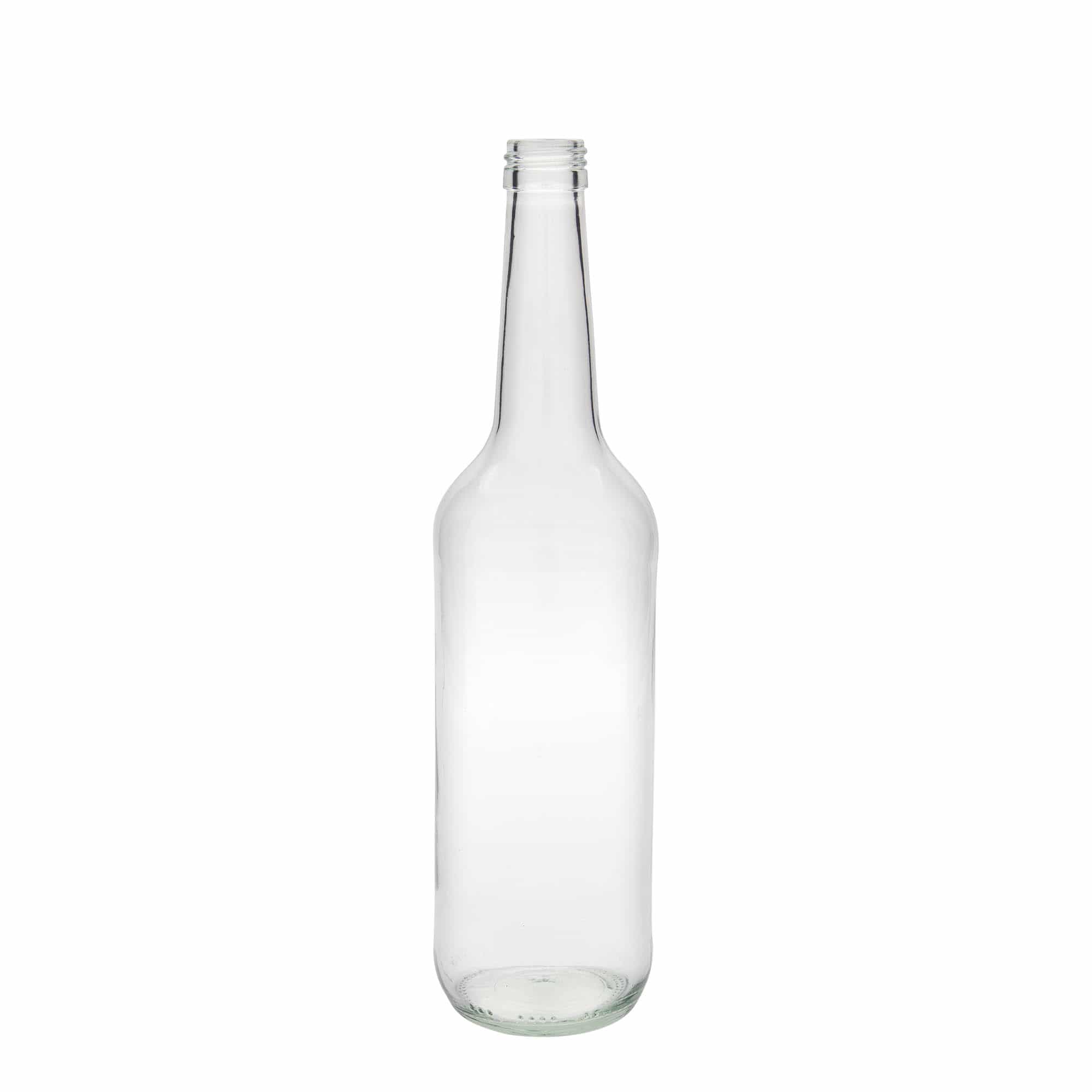 700 ml steklena steklenica z ravnim vratom, odprtina: PP 28