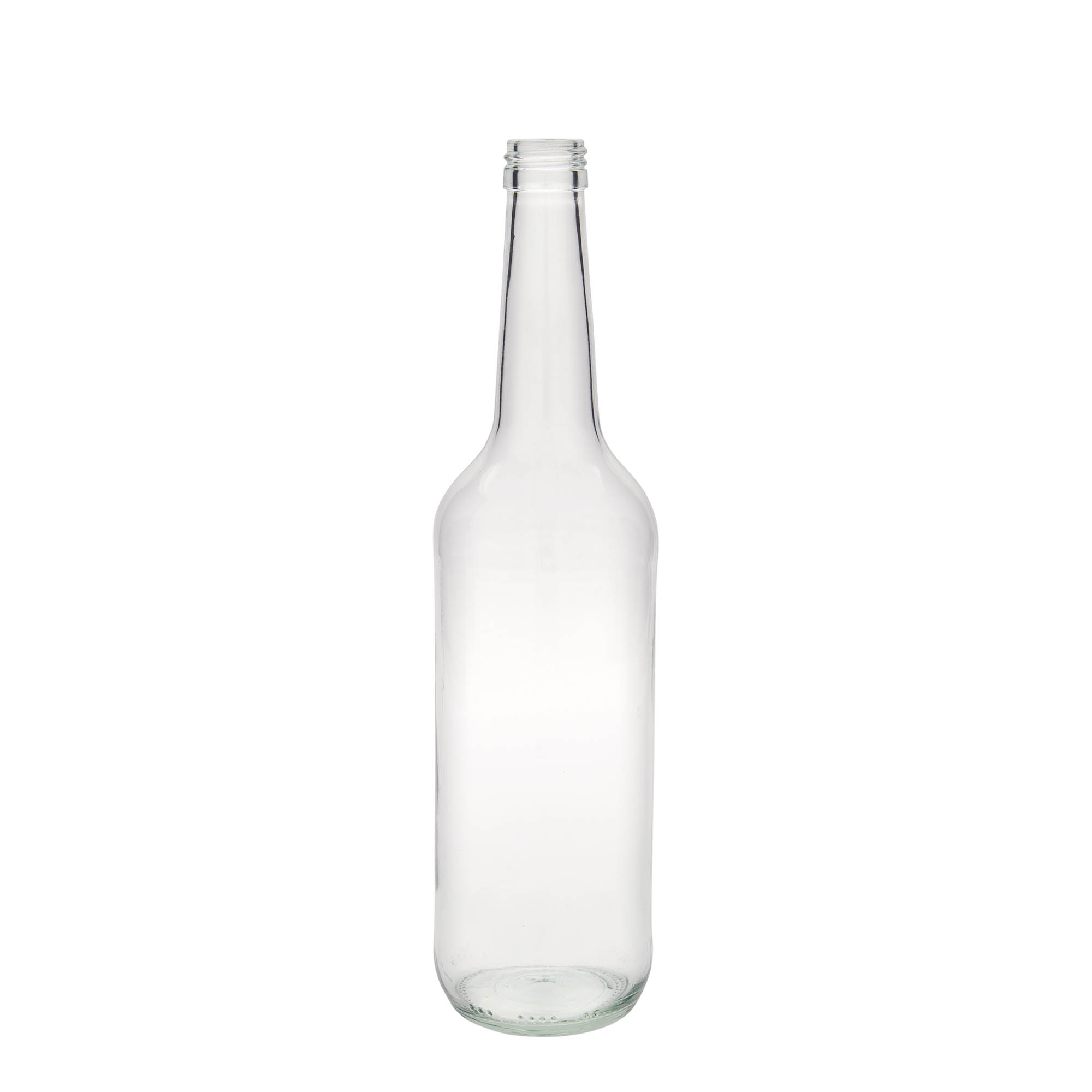 700 ml steklena steklenica z ravnim vratom, odprtina: PP 28