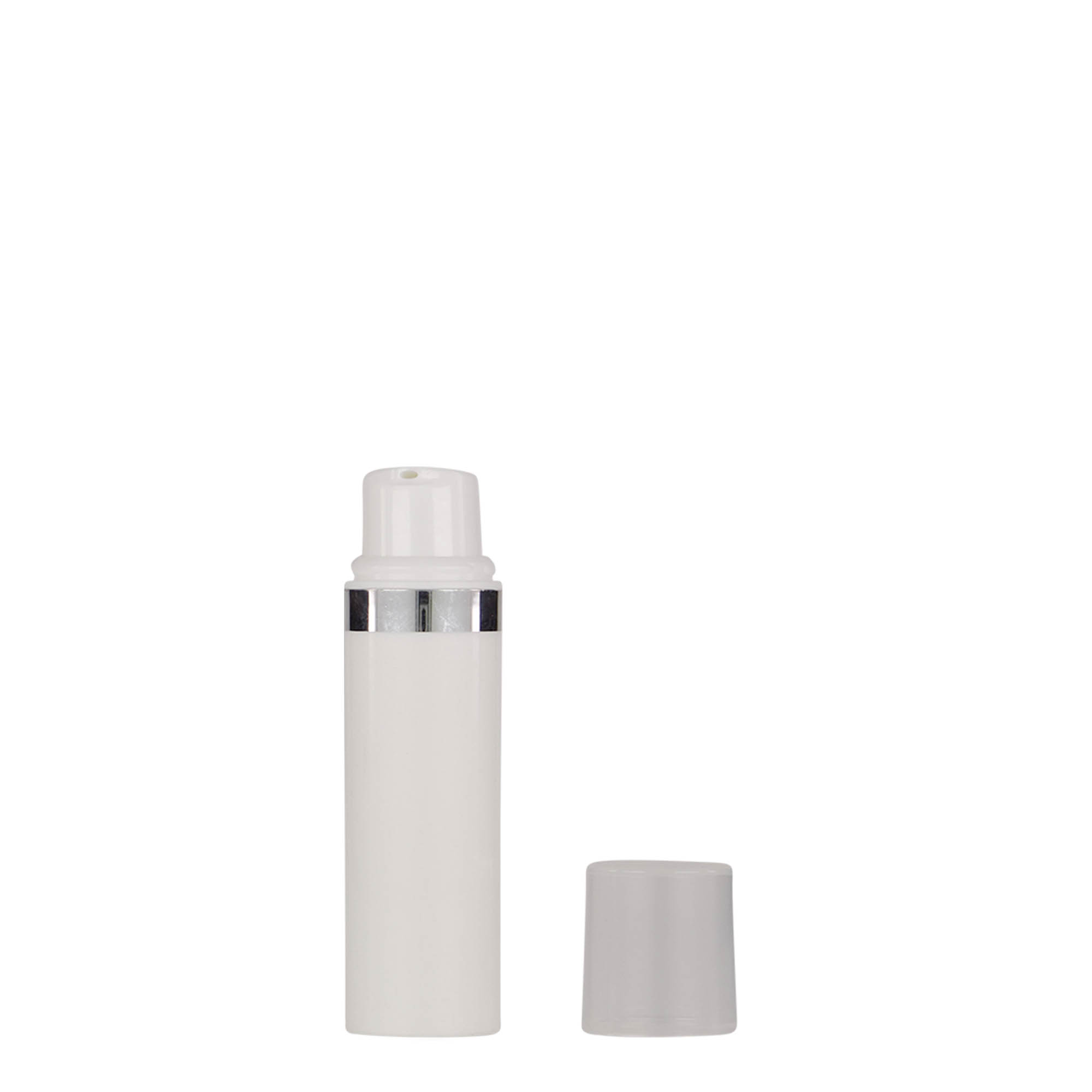 10 ml brez-zračni dozirnik 'Nano', PP-plastika, bel 10 ml brez-zračni dozirnik 'Nano', PP-plastika, bel
