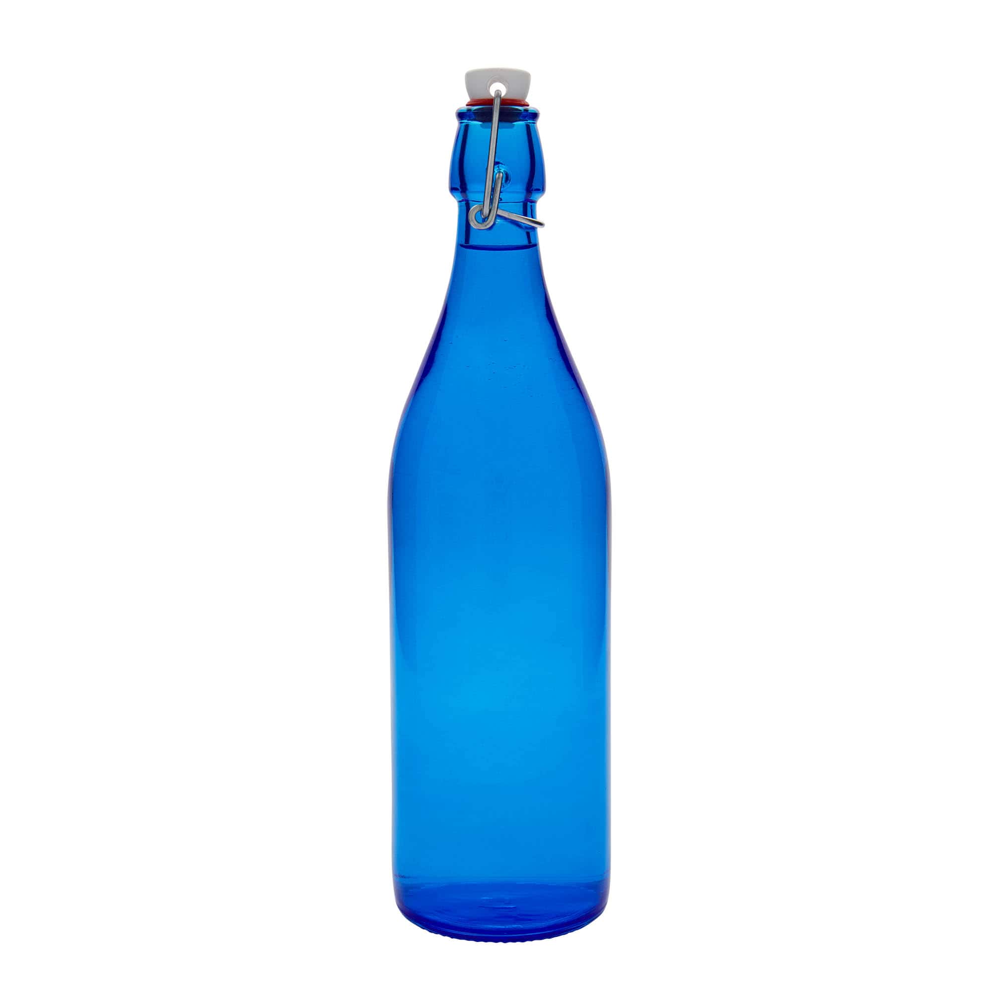 1.000 ml steklenica 'Giara', modra, odprtina: s sponko zapiranje