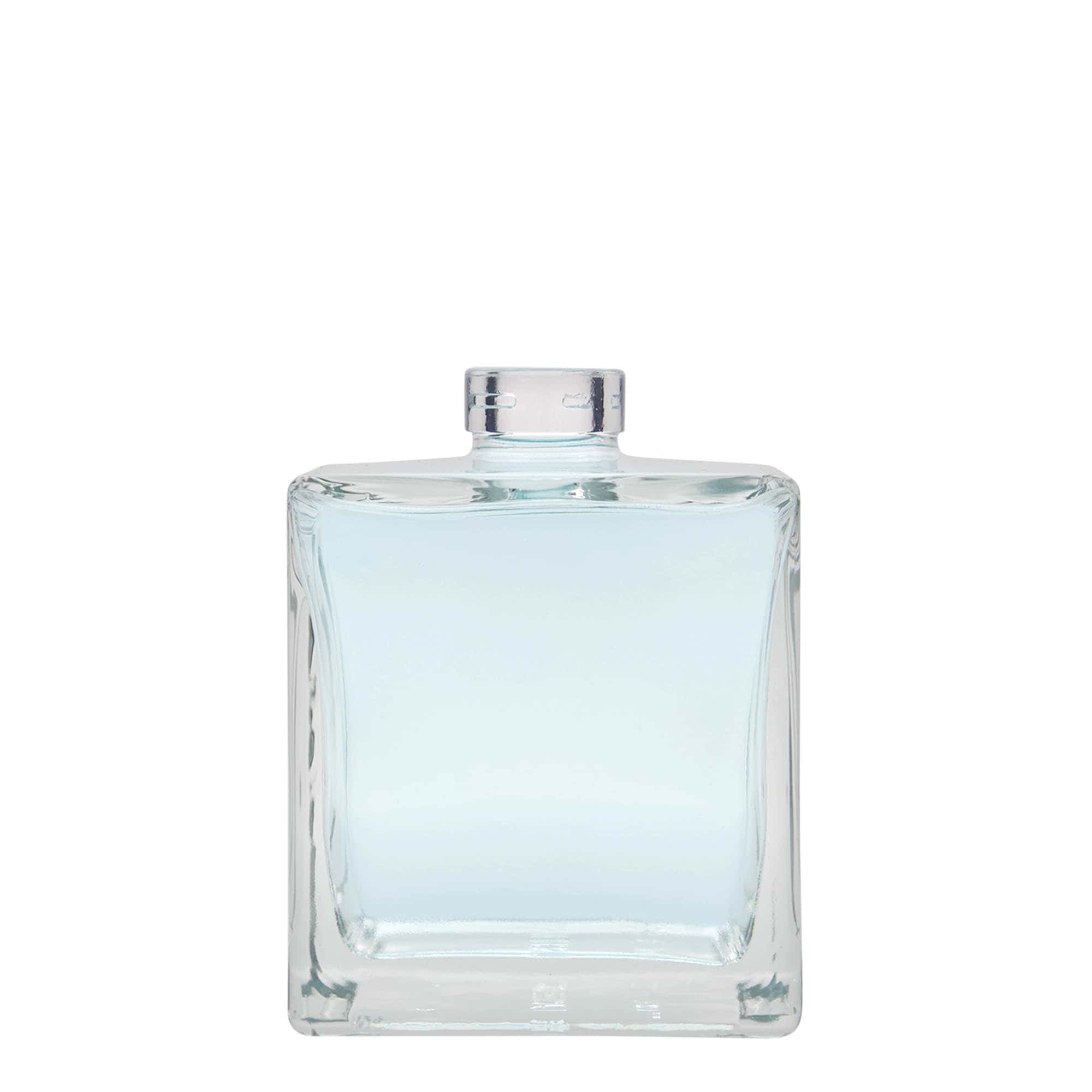 500 ml steklena steklenica »Cube«, kvadratna, ustje: pluta