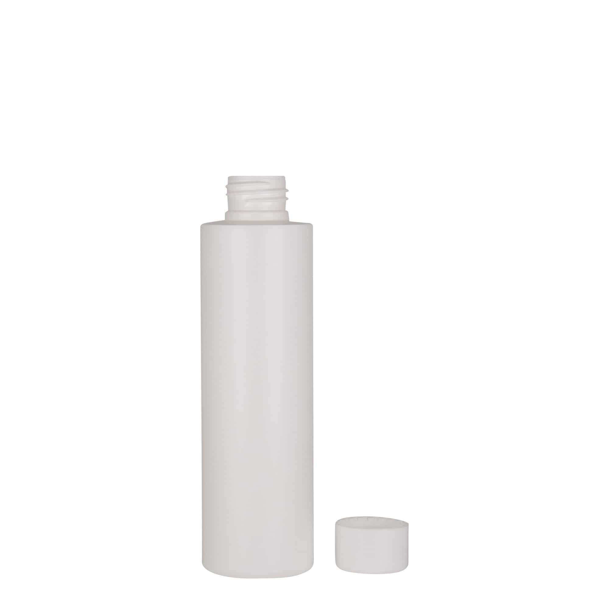 150 ml plastična steklenica 'Pipe', HDPE, bela, odprtina: 24/410