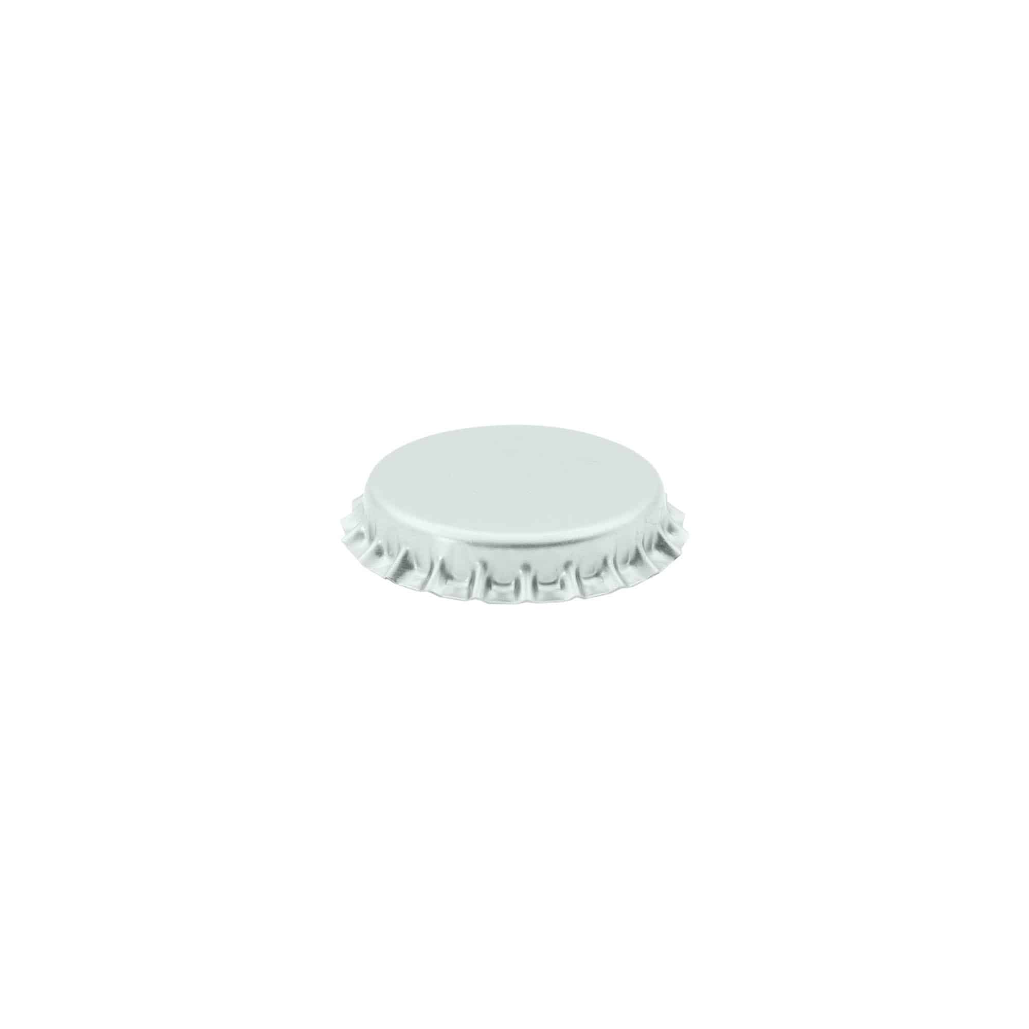 Kronski zamašek 29 mm, kovina, srebrna Kronski zamašek 29 mm, kovina, srebrna