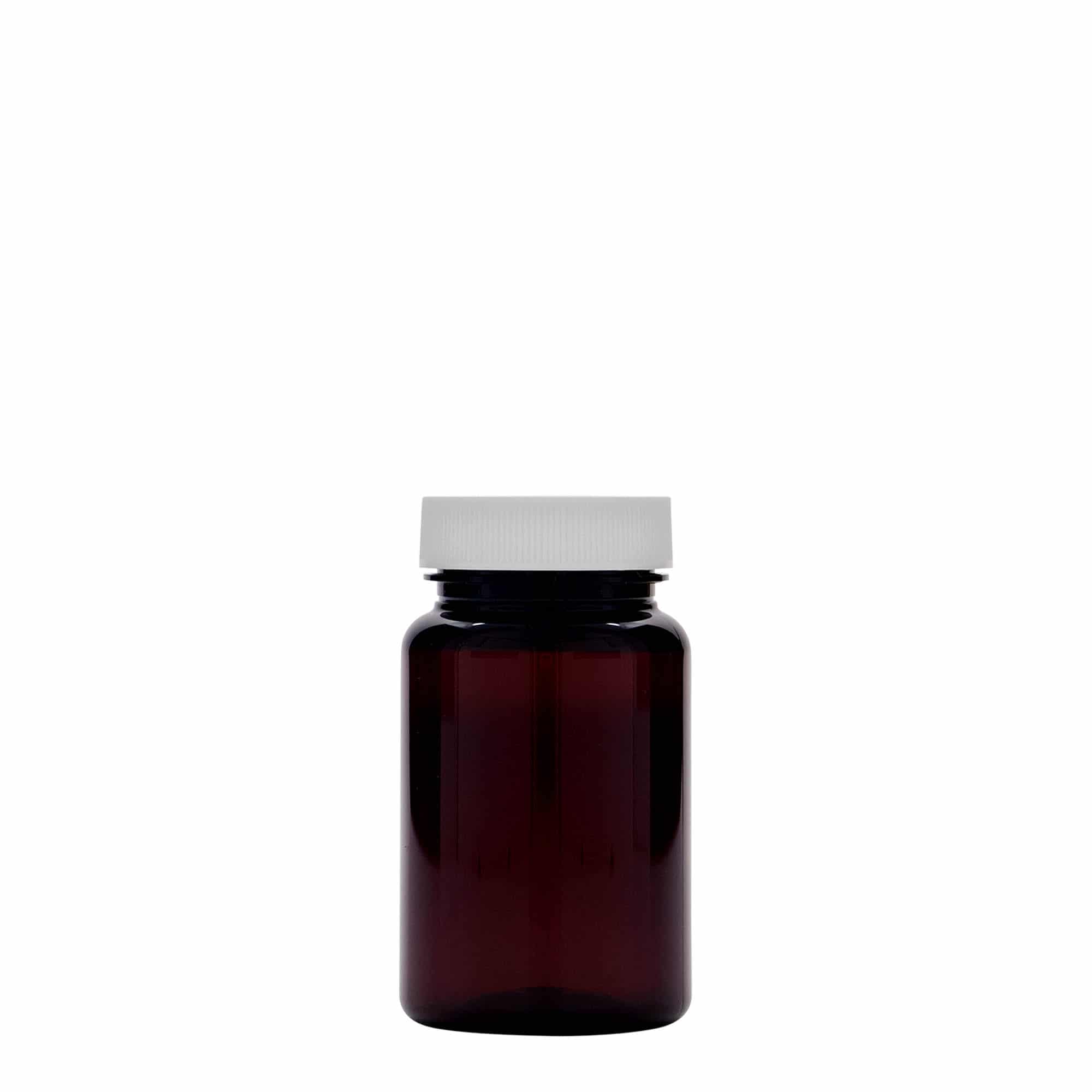 75 ml pakirna posodica PET, plastika, rjava, ustje: GPI 38/400