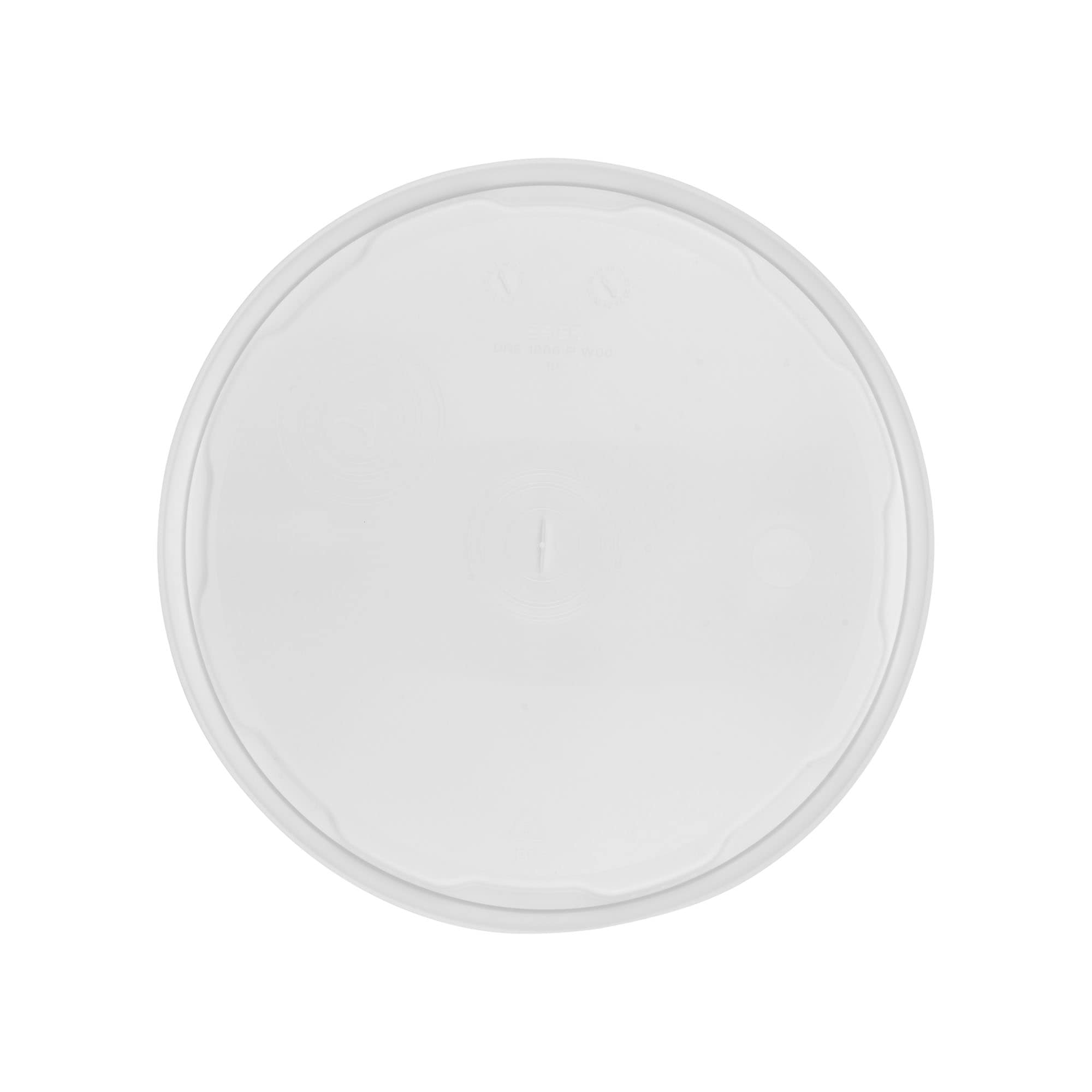 Pokrov za 10 l vedro, plastika PP, bela