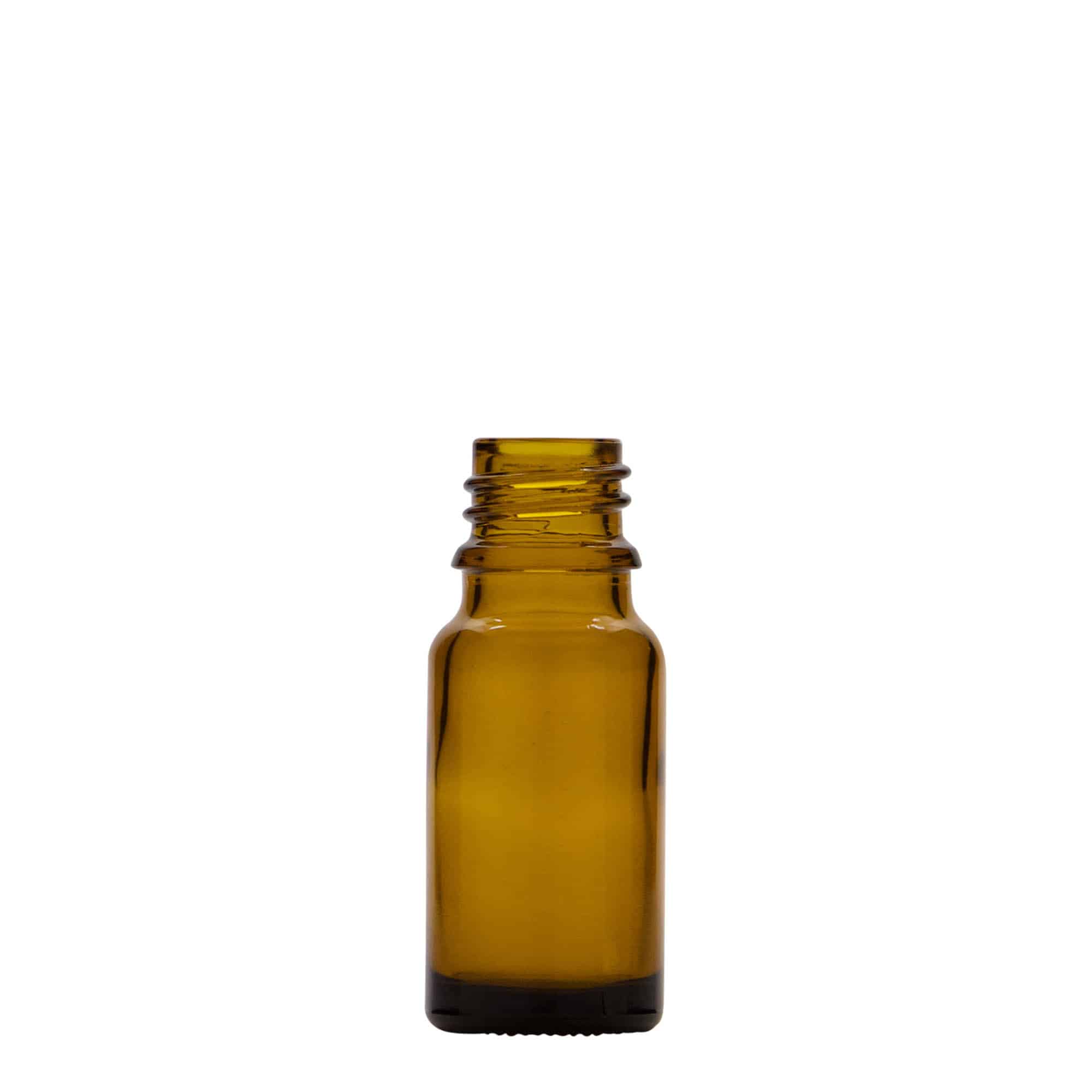 10 ml medicinska steklenička z dozirno črpalko za losjon, steklo, rjava, odprtina: DIN 18