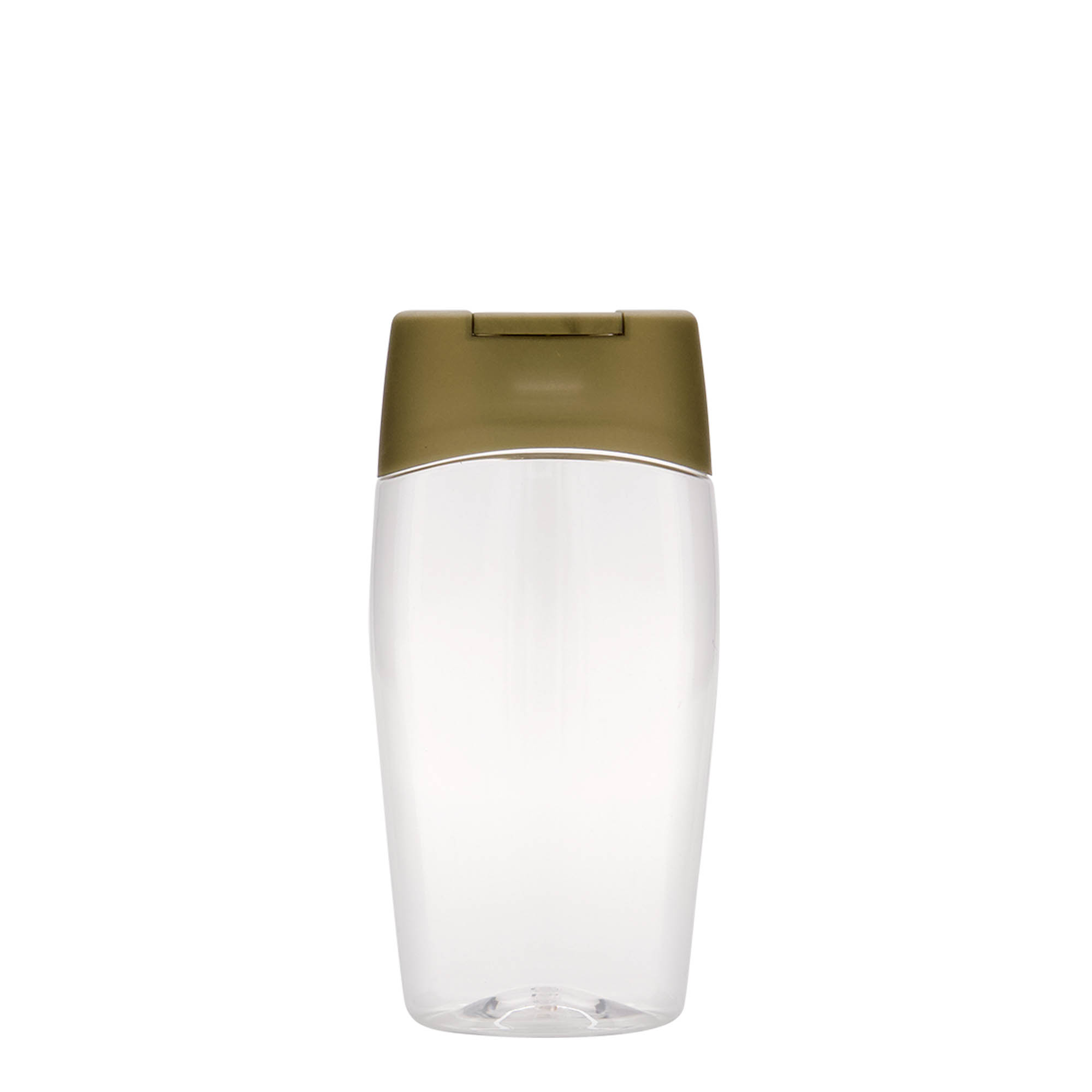 200 ml PET-flaska 'Squeeze', ovalna, plastična