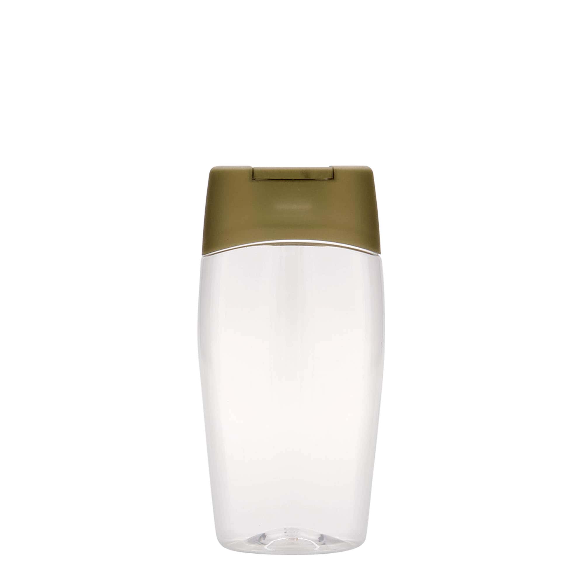 200 ml PET-flaska 'Squeeze', ovalna, plastična