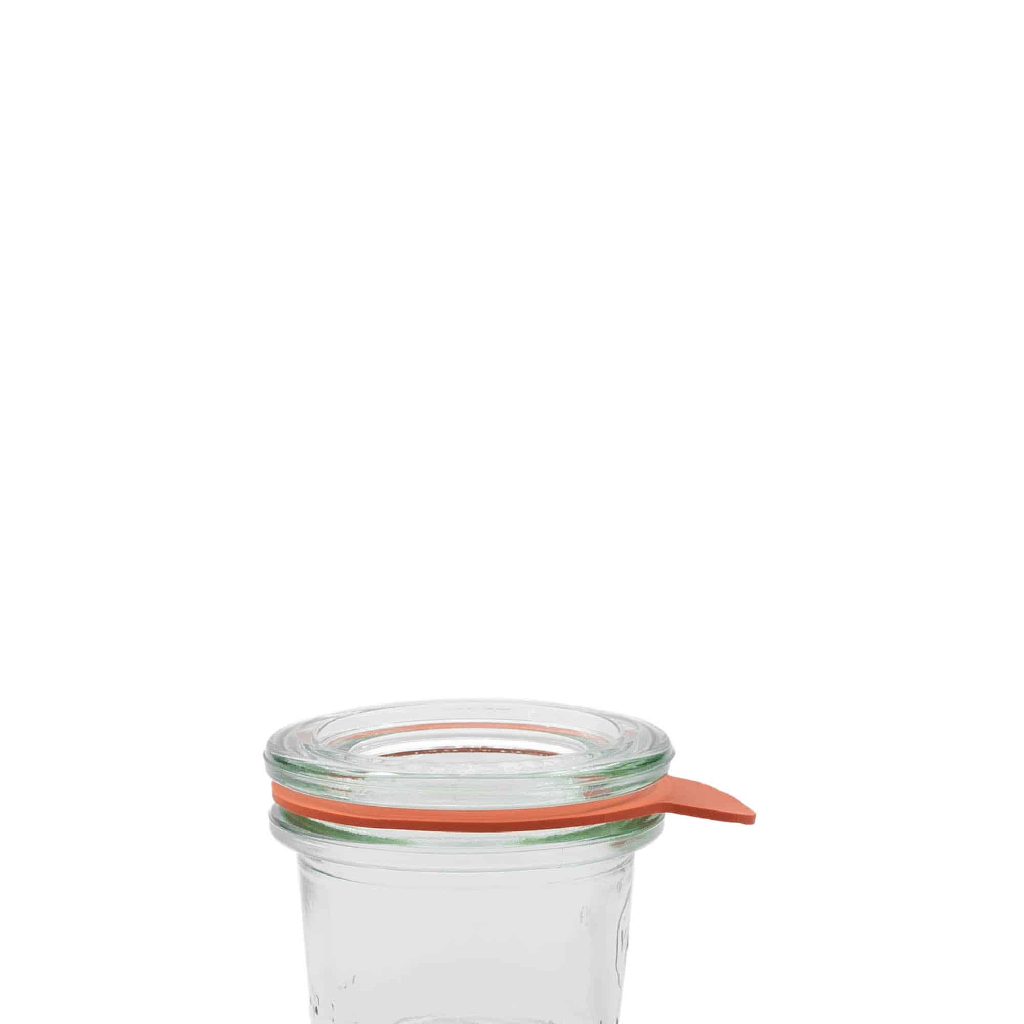 WECK-vrečični obroč RR40, rdeč, odprtina: okrogel rob WECK-vrečični obroč RR40, rdeč, odprtina: okrogel rob