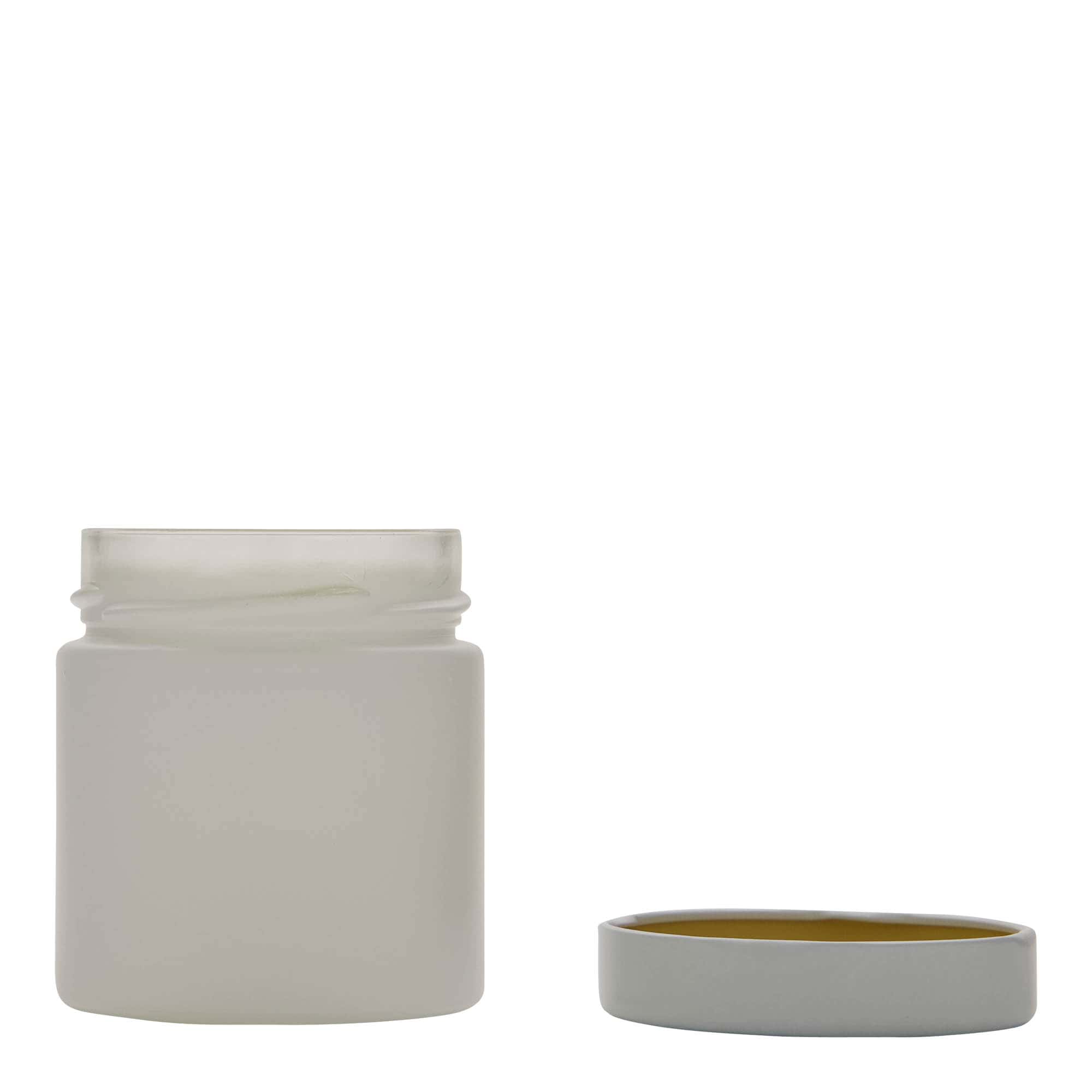 220 ml okrogli kozarec »Aurora«, bela, ustje: Deep-Twist-Off (DTO 66)