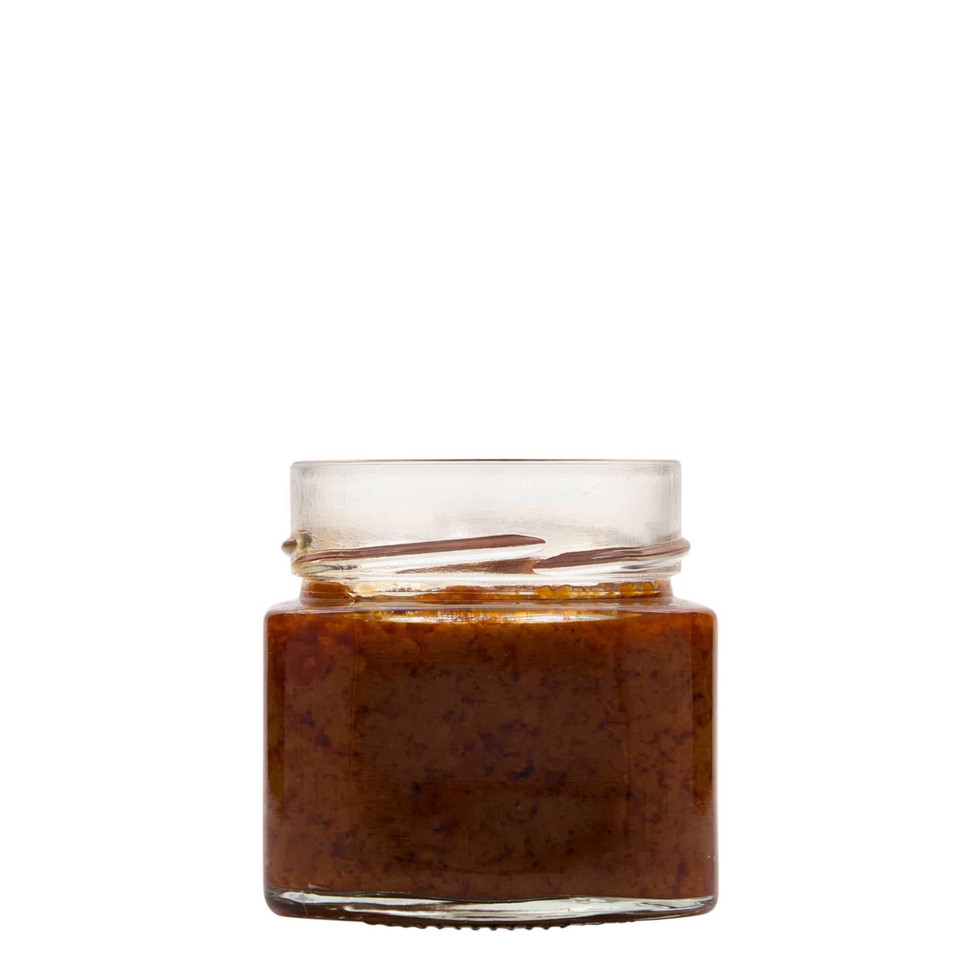 212 ml štirikotni kozarec 'Kimba', odprtina: Extra-Deep-Twist-Off (EDTO 70)
