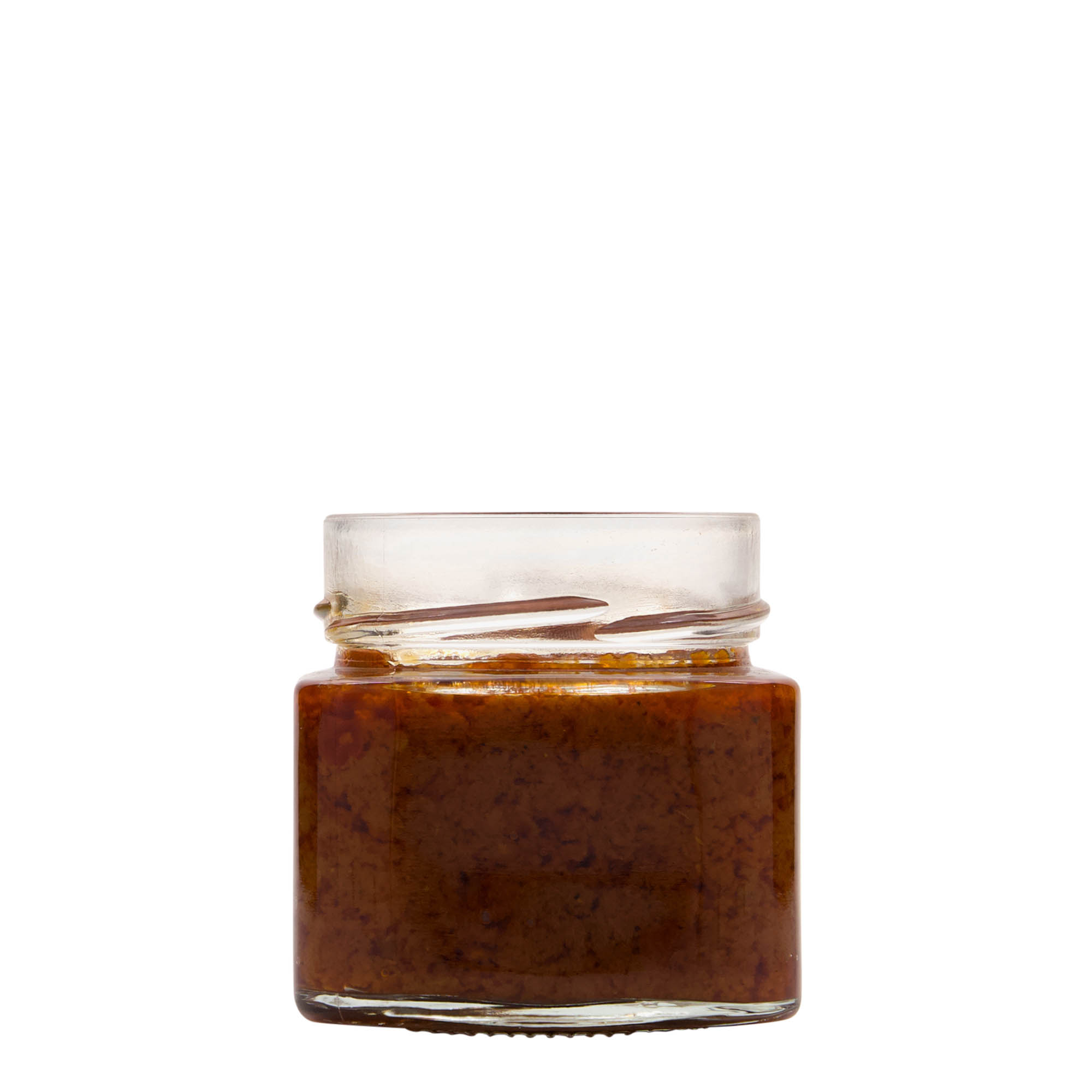 212 ml štirikotni kozarec 'Kimba', odprtina: Extra-Deep-Twist-Off (EDTO 70)