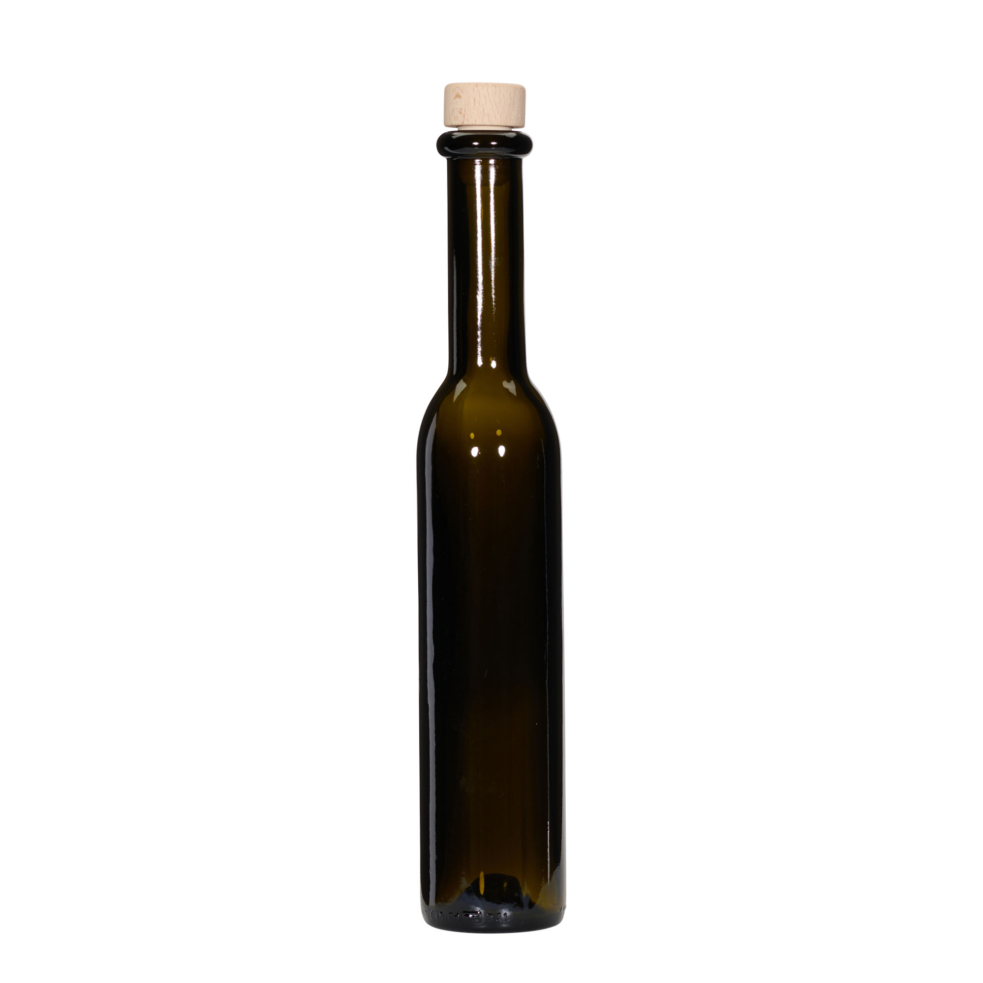 250 ml steklenica 'Rocky', antično zelena, odprtina: pluta