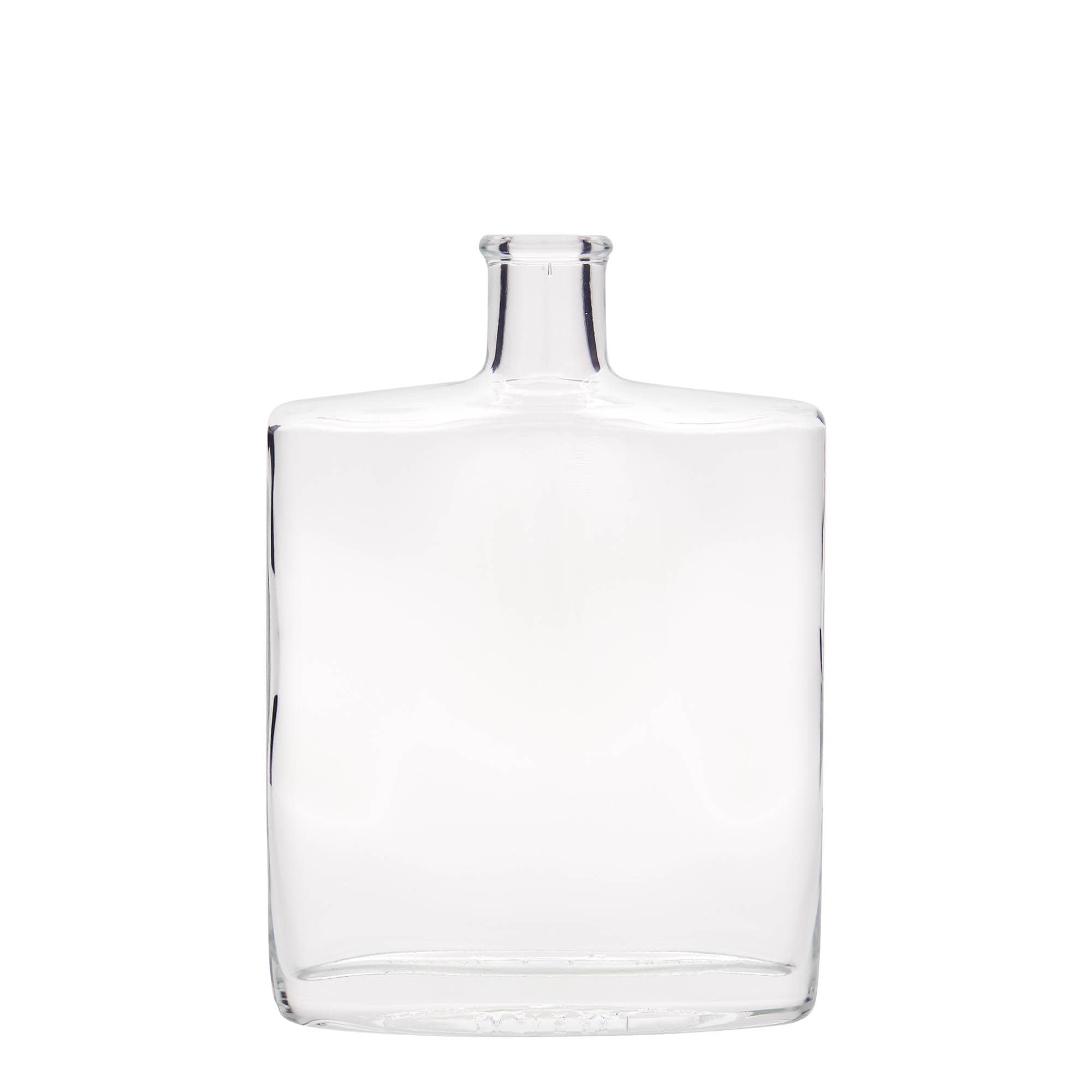 500 ml steklena steklenica »Zorbas«, ovalna, ustje: pluta