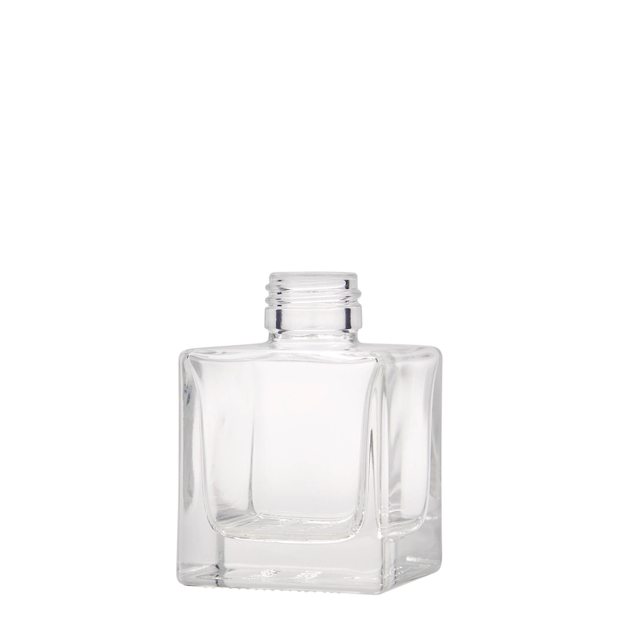 100 ml steklenička 'Cube', kvadratna, odprtina: PP 28 100 ml steklenička 'Cube', kvadratna, odprtina: PP 28