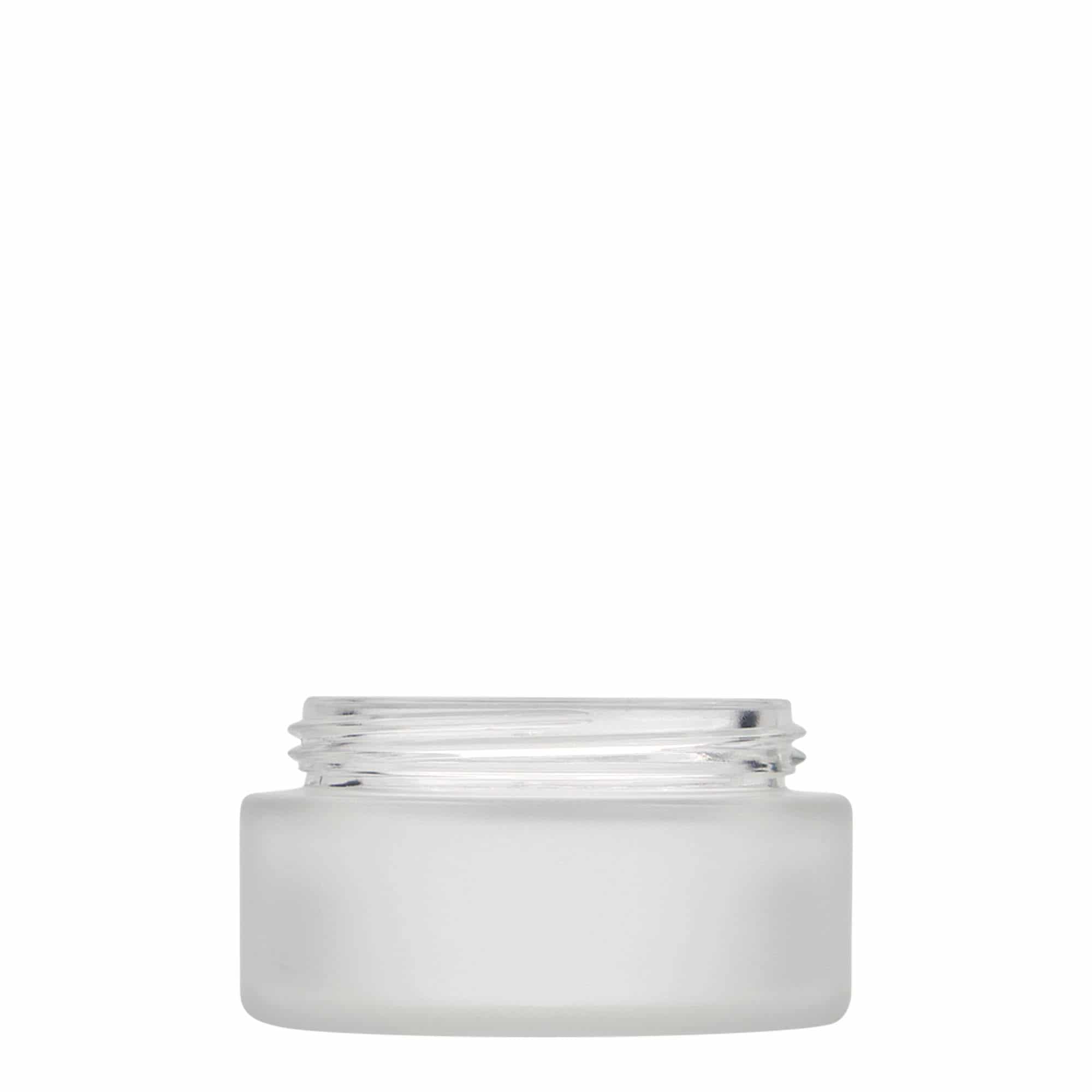 100 ml lonček »Platin Edition«, steklo, motno, ustje: navojni zamašek 100 ml lonček »Platin Edition«, steklo, motno, ustje: navojni zamašek