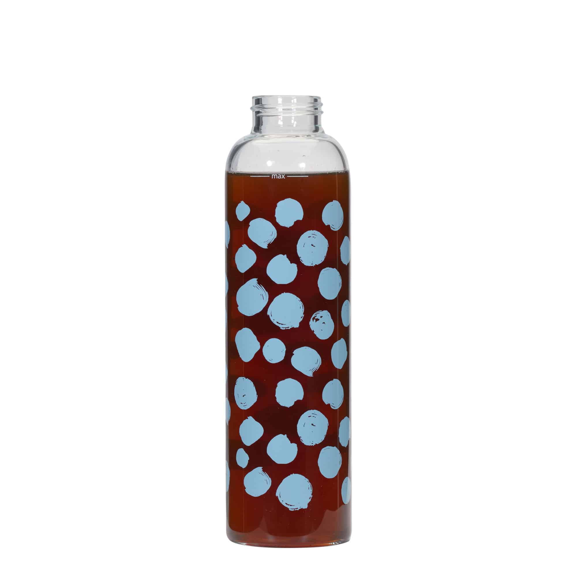 500 ml steklenica za pijačo »Perseus«, motiv: modre pike, ustje: navojni zamašek