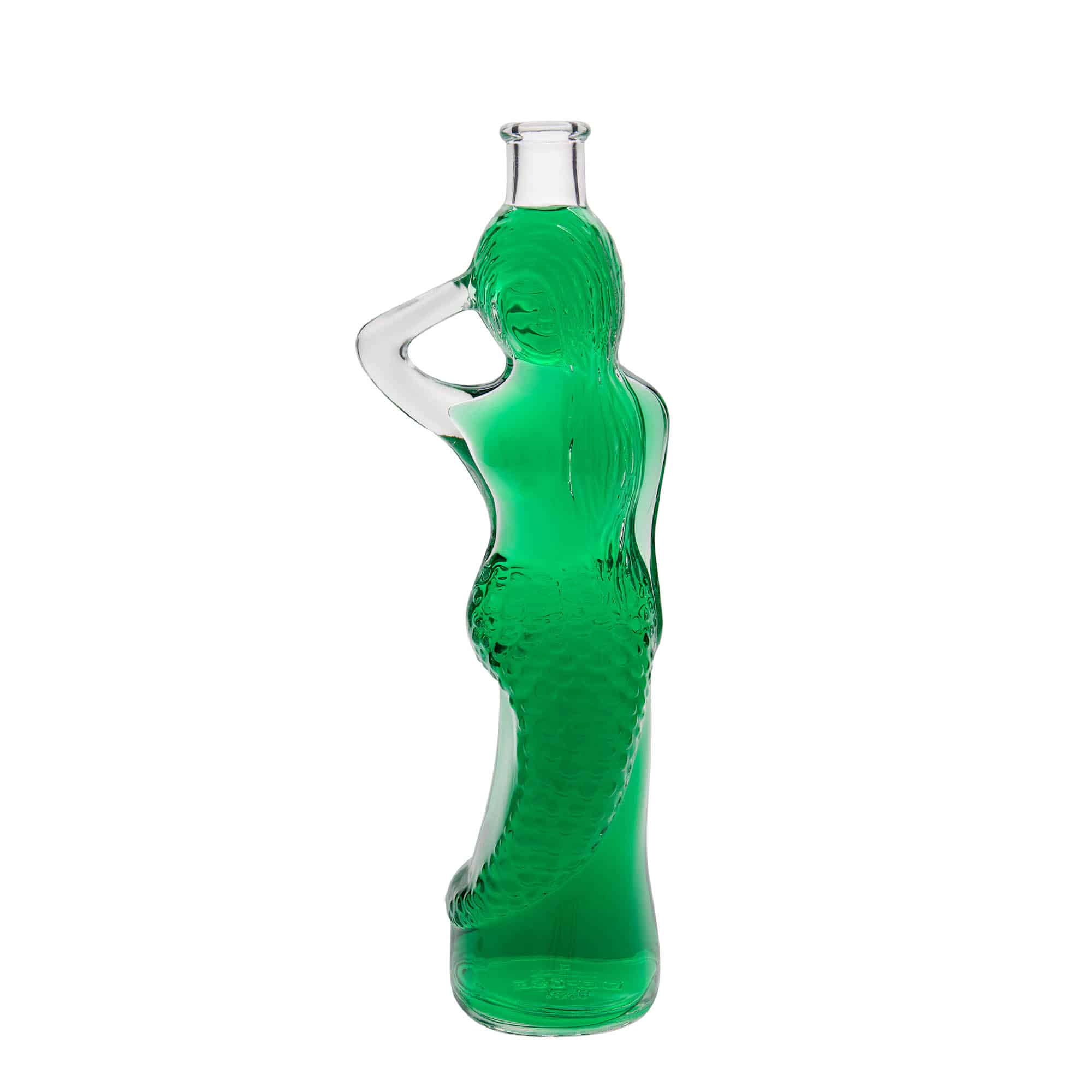 500 ml steklena steklenica »Morska deklica«, ustje: pluta