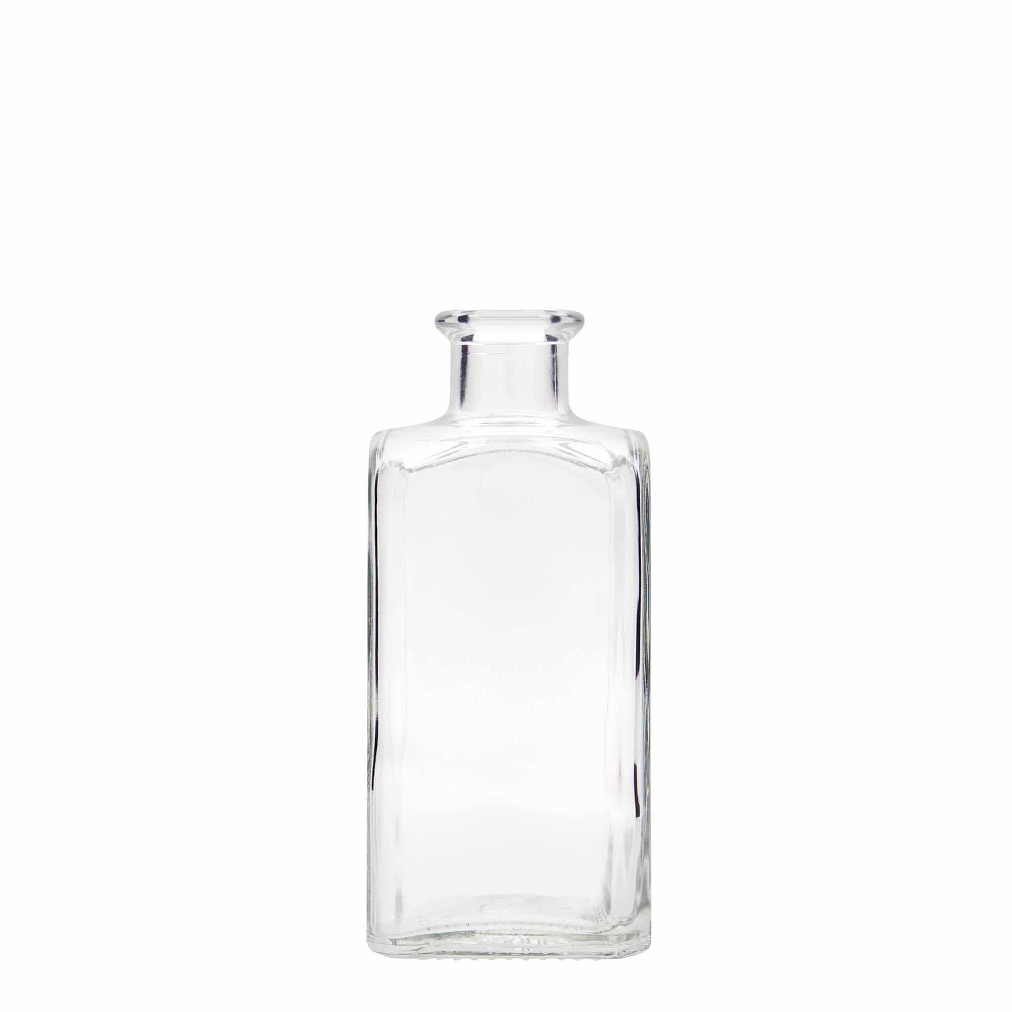 250 ml lekarniška steklenica Carré, kvadratna, ustje: pluta 250 ml lekarniška steklenica Carré, kvadratna, ustje: pluta