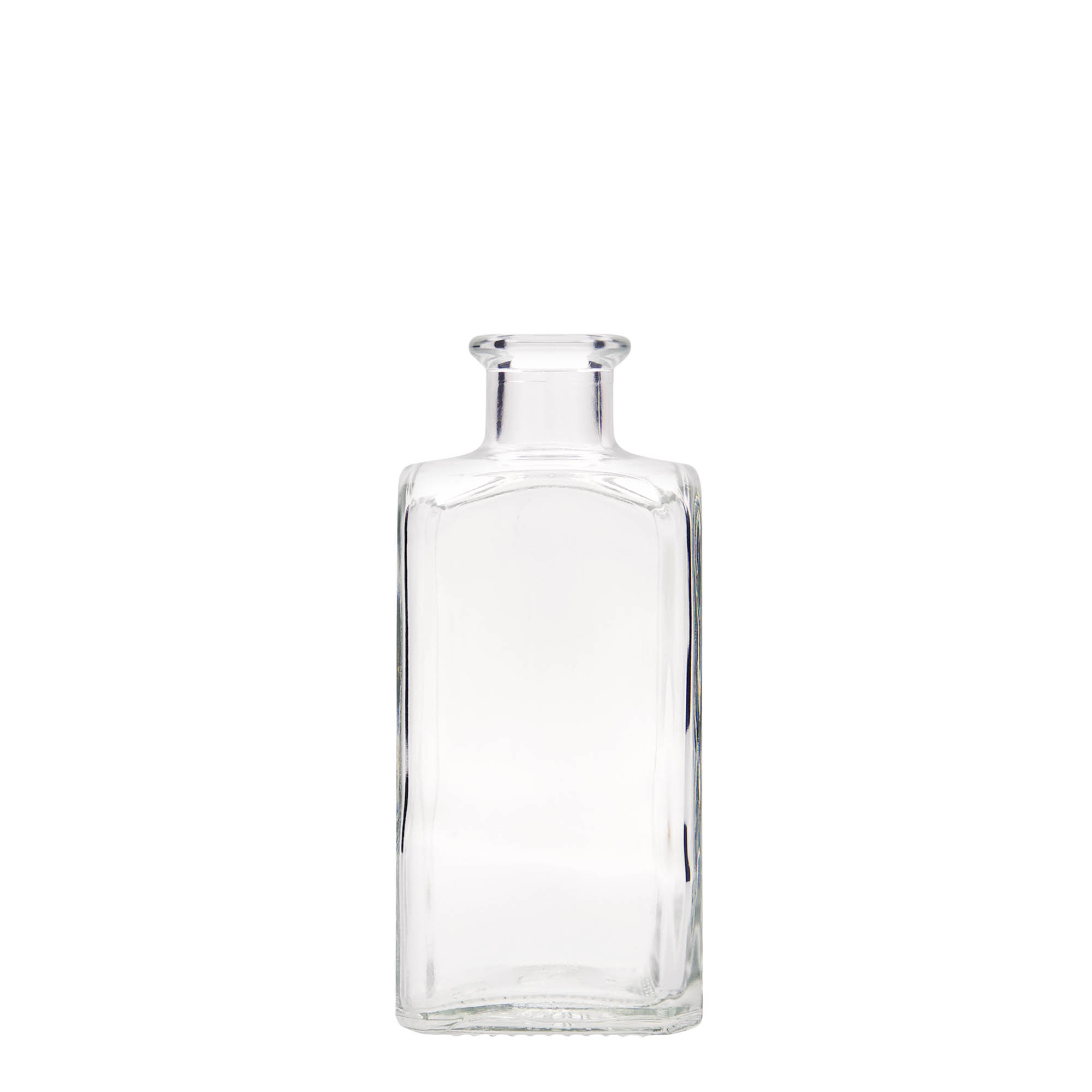 250 ml steklenička Apotheker Carré, kvadratna, odprtina: pluta