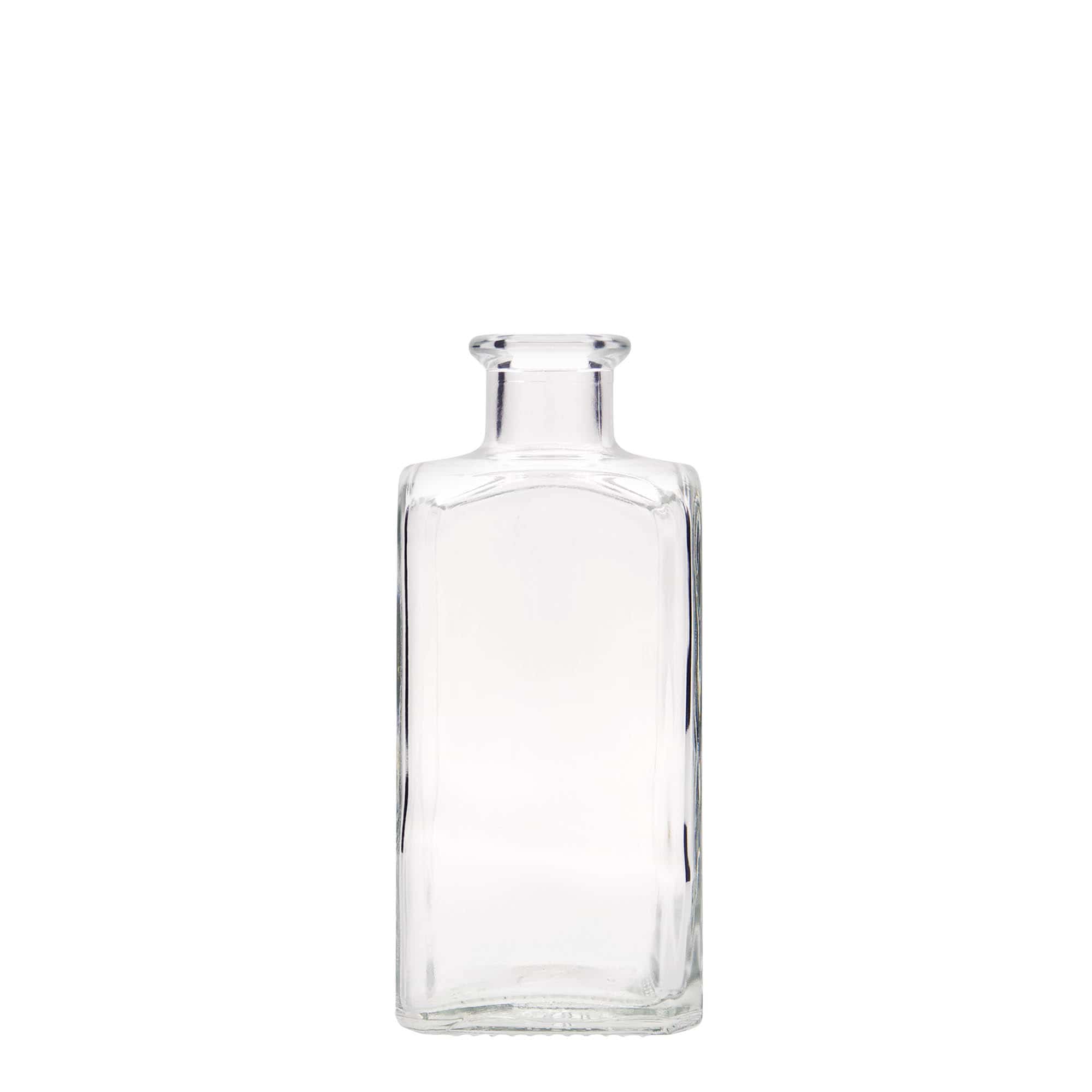 250 ml steklenička Apotheker Carré, kvadratna, odprtina: pluta