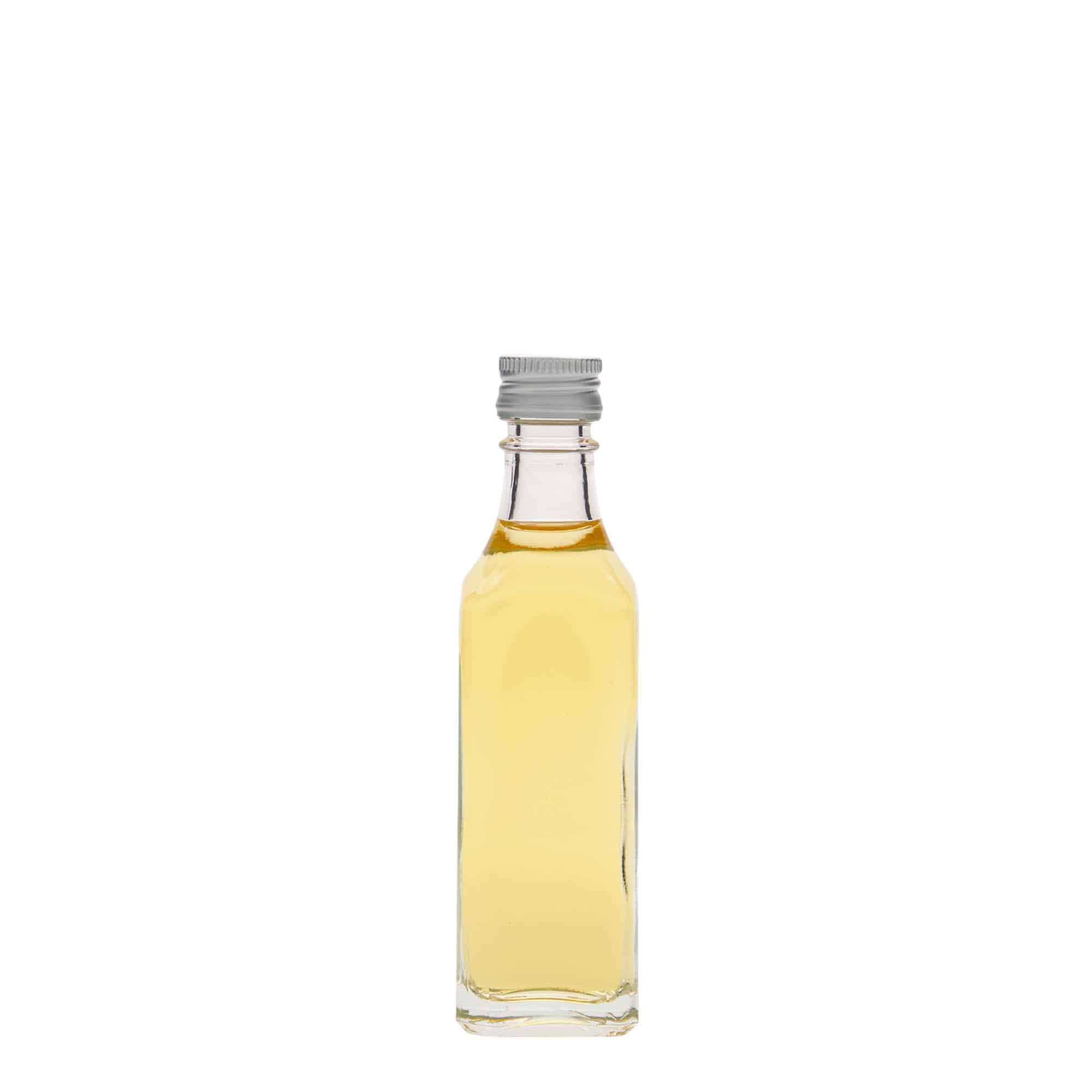 50 ml steklenička 'Siena', kvadratna, odprtina: PP 18