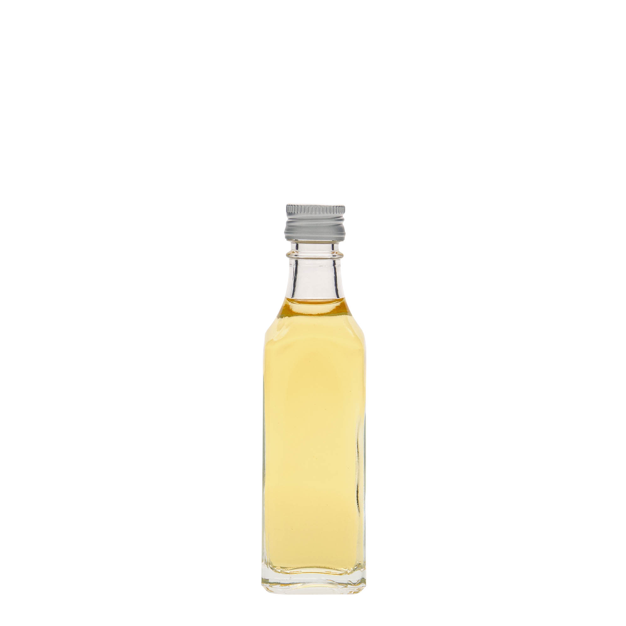 50 ml steklenička 'Siena', kvadratna, odprtina: PP 18 50 ml steklenička 'Siena', kvadratna, odprtina: PP 18