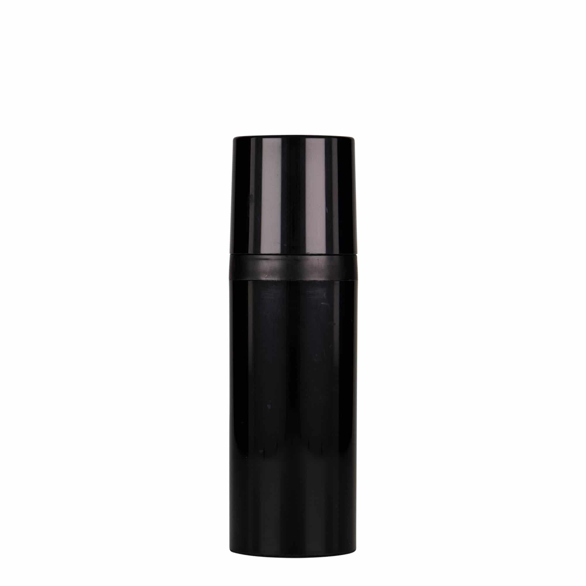 50 ml brezzračni dozirnik »Mezzo«, plastika PP, črna