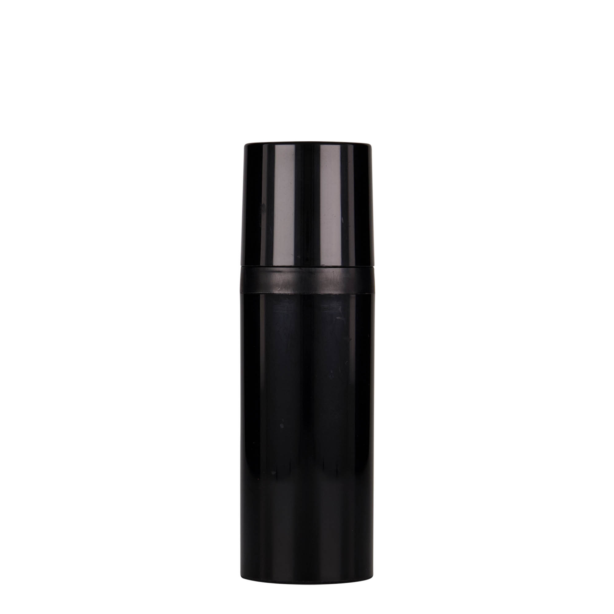 50 ml Airless dozirnik 'Mezzo', PP-plastika, črn 50 ml Airless dozirnik 'Mezzo', PP-plastika, črn