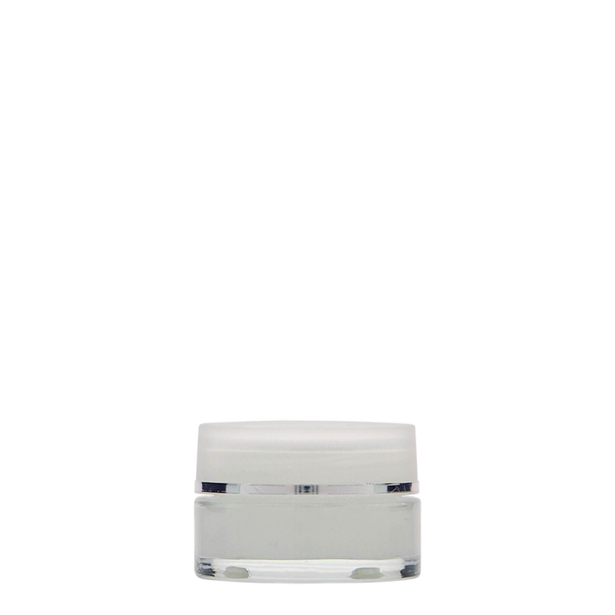 15 ml lonček 'Clear Edition', steklo, odprtina: navojni pokrov