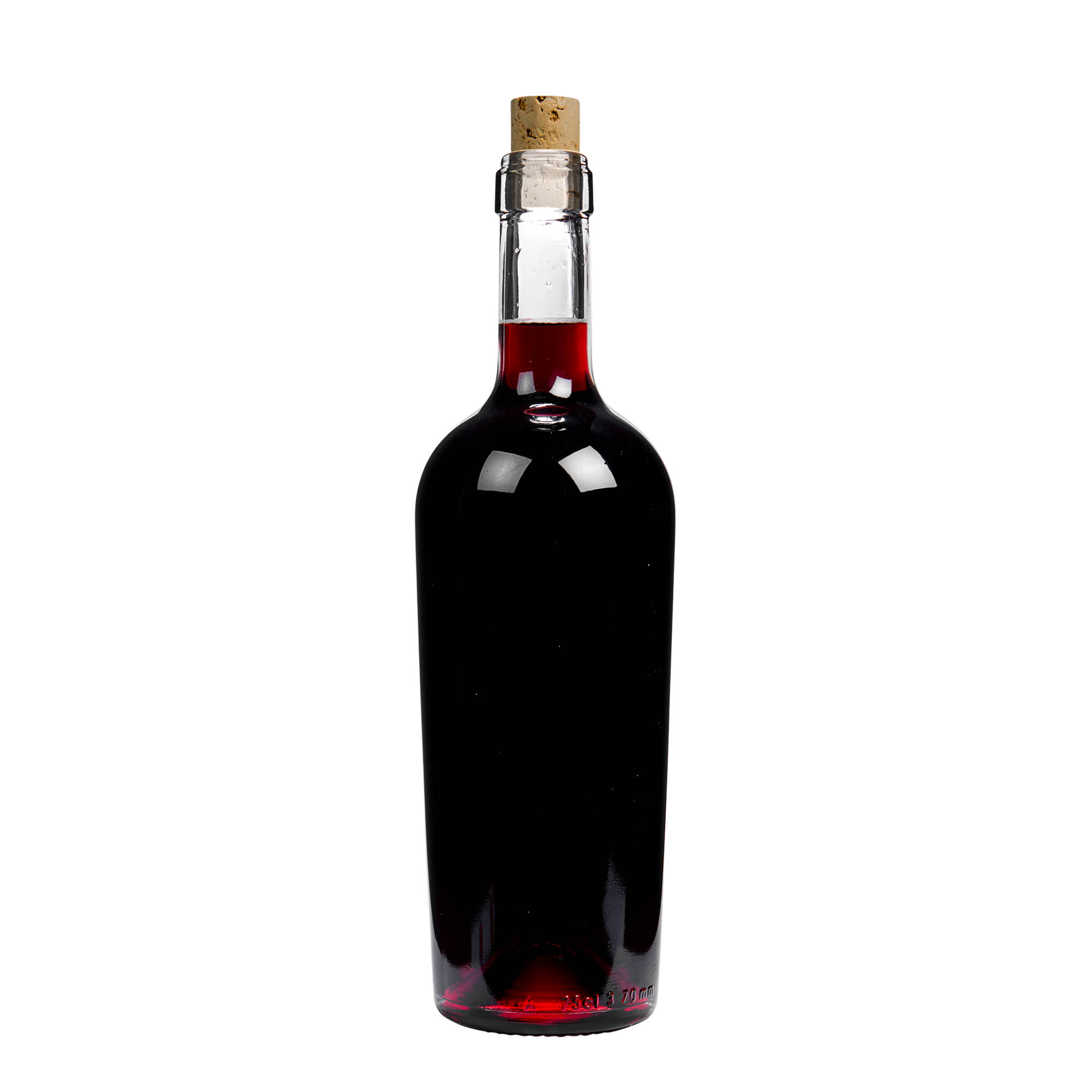 750 ml vinska steklenica 'Imperiale', odprtina: plutovinasti zamašek