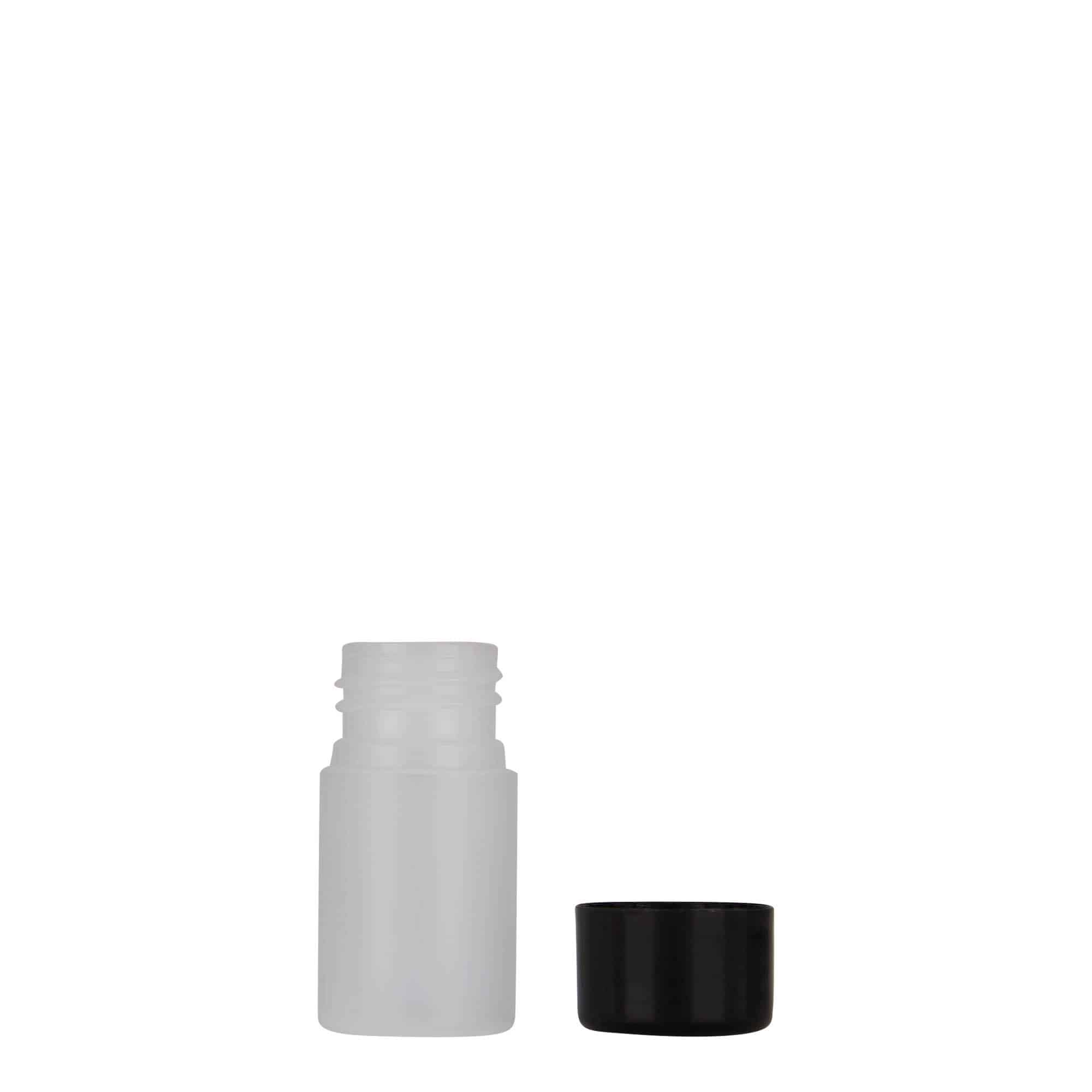 15 ml plastična steklenica »Tuffy«, HDPE, naravna, ustje: GPI 24/410