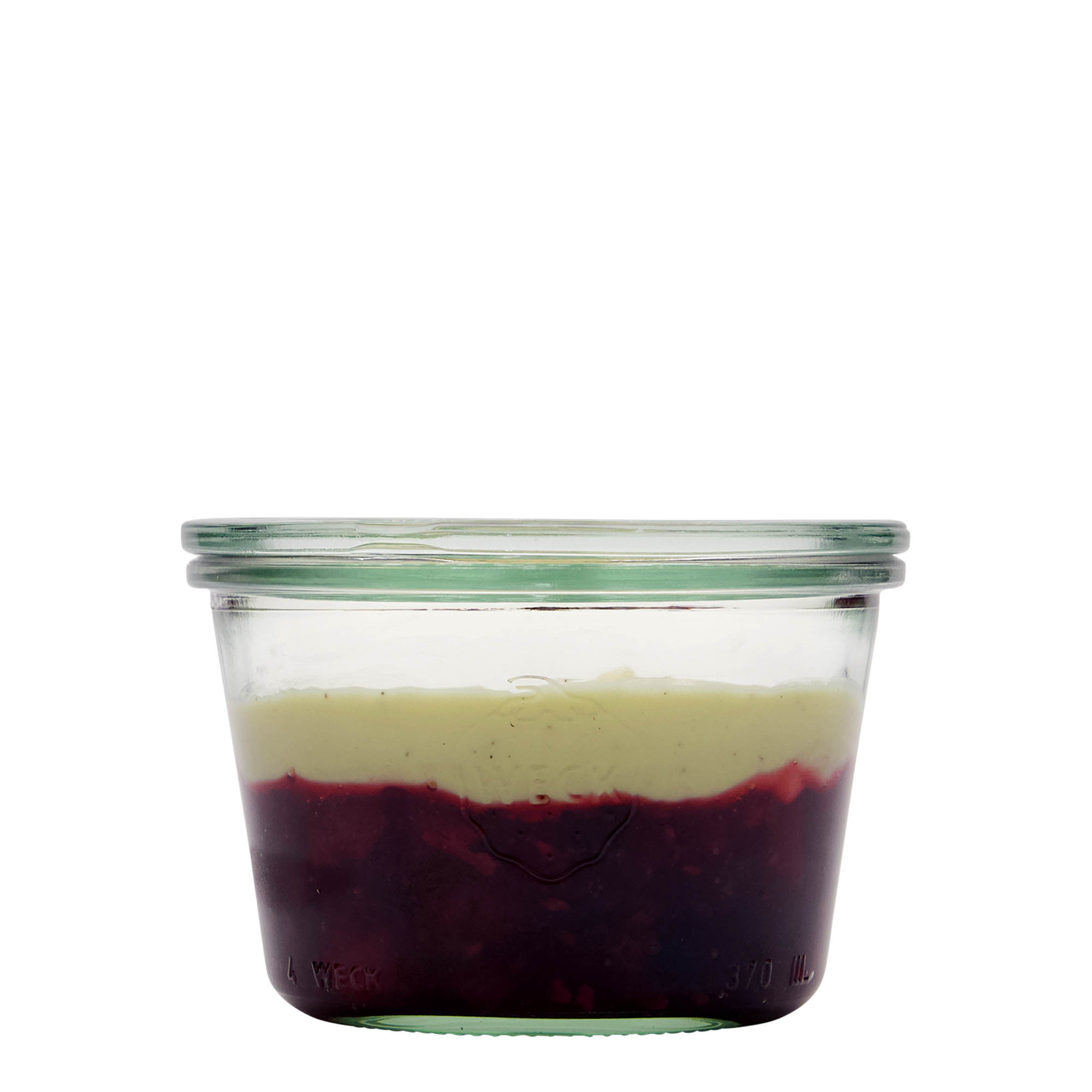 370 ml WECK-steklen kozarec za vlaganje, odprtina: okrogla roba 370 ml WECK-steklen kozarec za vlaganje, odprtina: okrogla roba