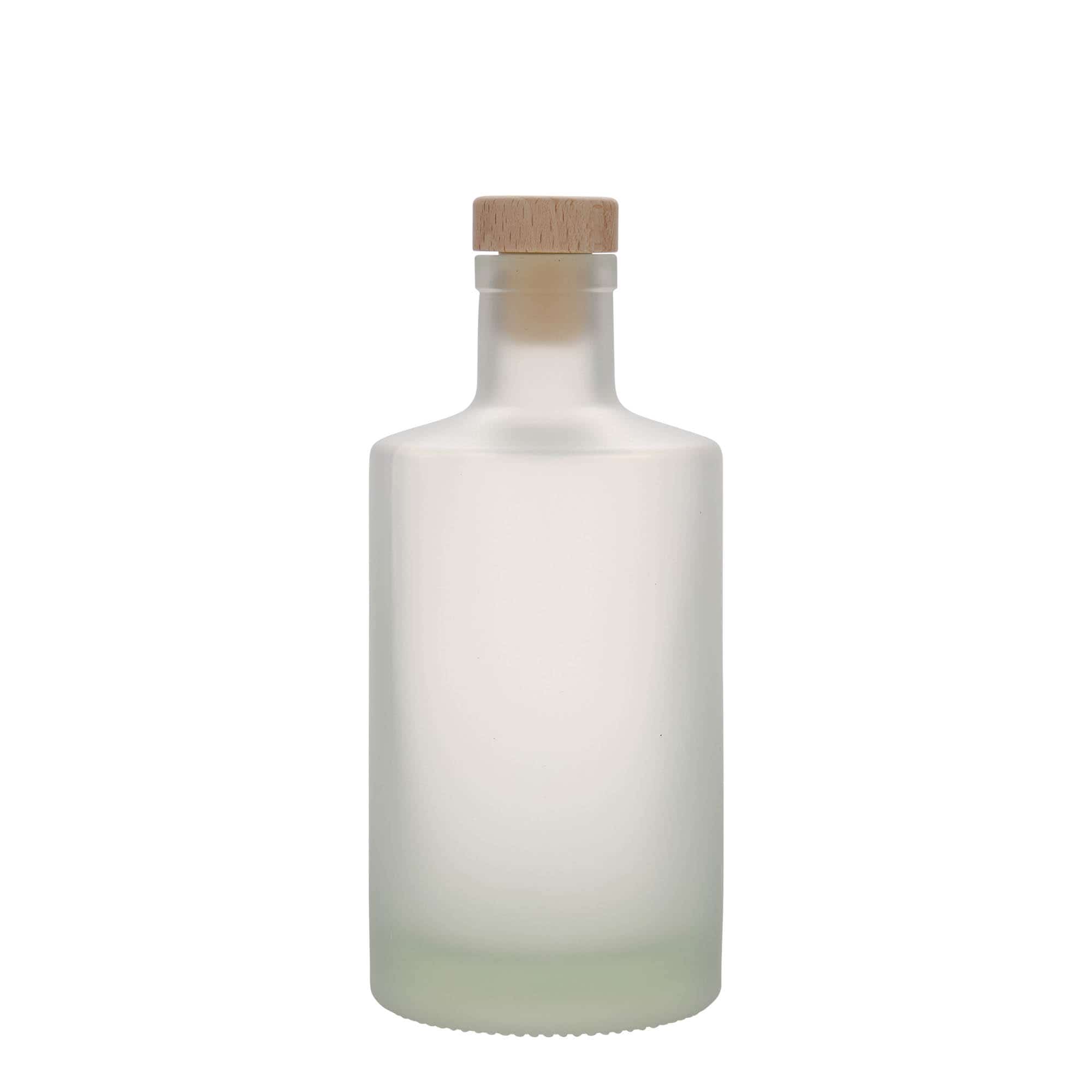 500 ml steklena steklenica »Caroline«, motna, ustje: pluta