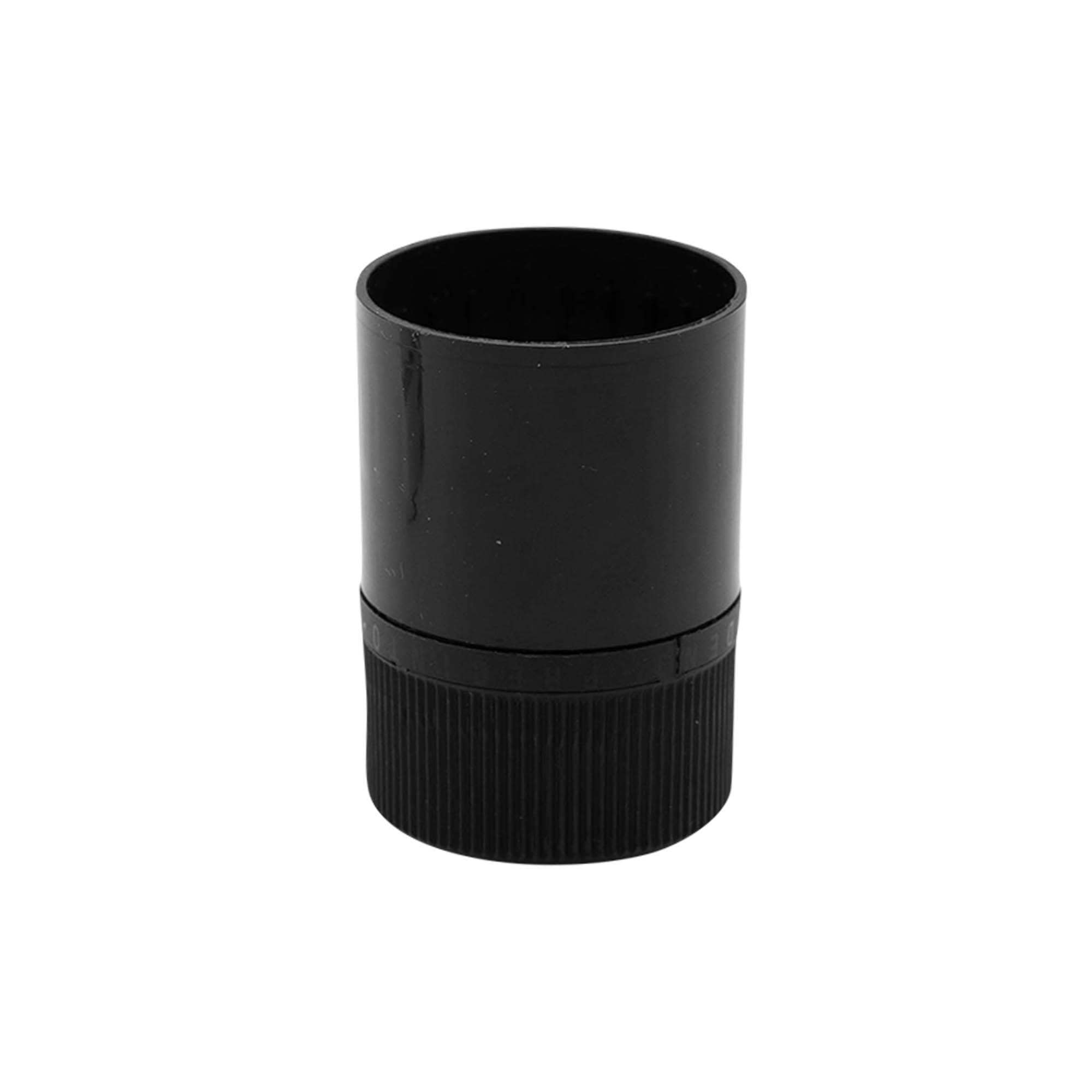 DOP-originalni zatesnitev z izlivalnikom, PE-plastika, črna DOP-originalni zatesnitev z izlivalnikom, PE-plastika, črna
