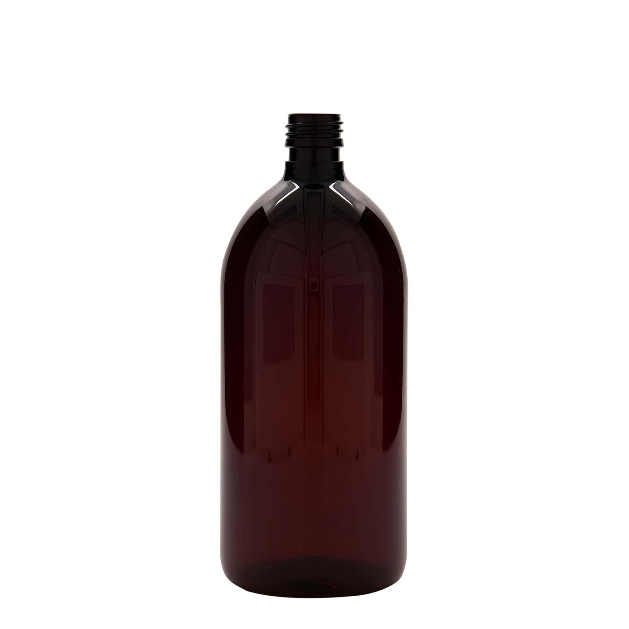 1000 ml steklenica za zdravila PET, rjava, plastika, ustje: PP 28 1000 ml steklenica za zdravila PET, rjava, plastika, ustje: PP 28