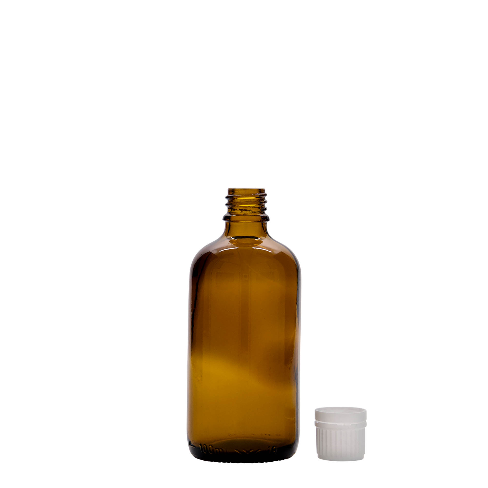 100 ml zdravniška steklenička, steklo, rjava, odprtina: DIN 18 100 ml zdravniška steklenička, steklo, rjava, odprtina: DIN 18