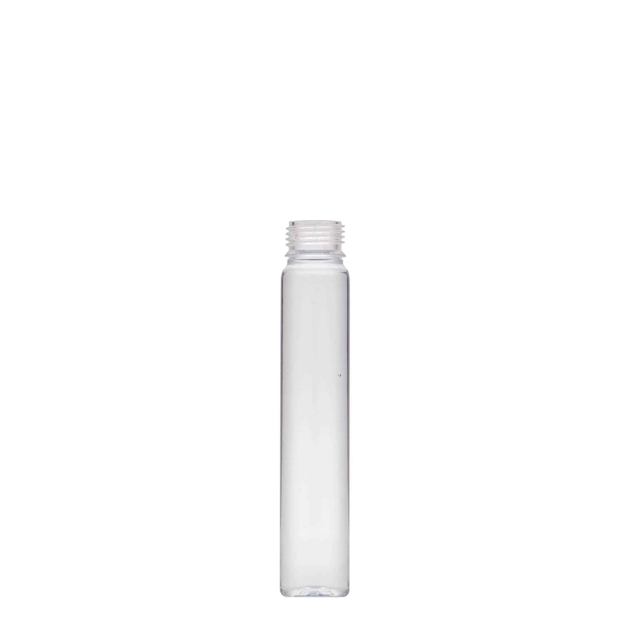 25 ml cevasta steklenička iz plastike PET, plastika, ustje: navojni zamašek