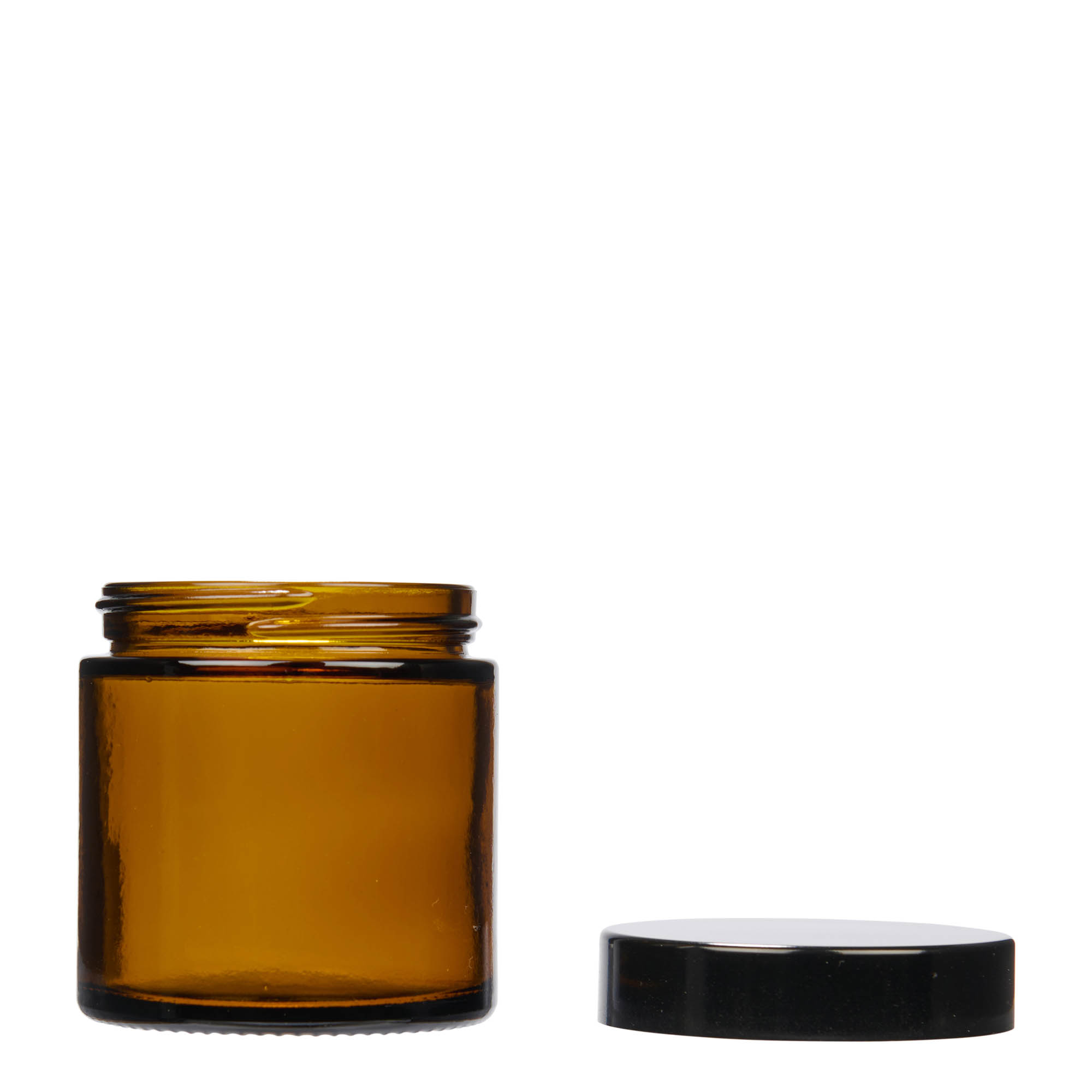 120 ml kozarec 'Brown Line', steklo, rjavo, odprtina: navojni pokrov