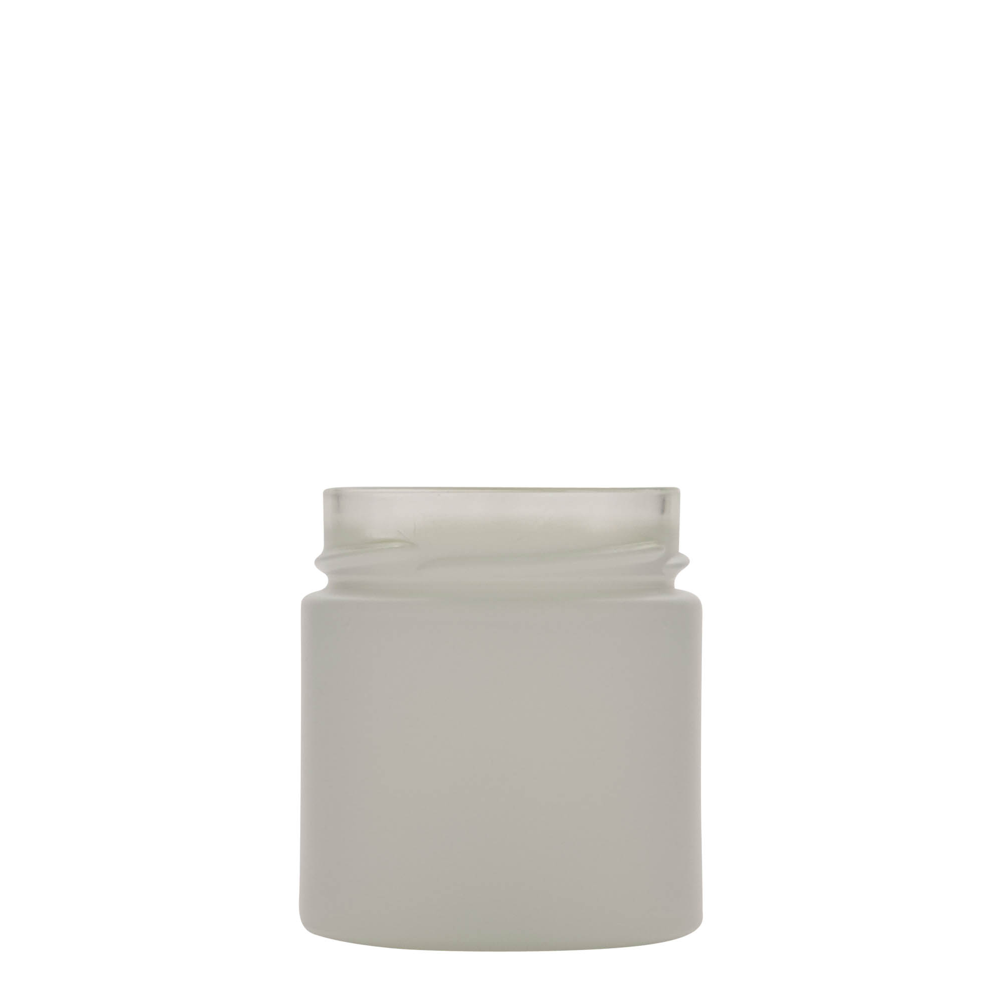 220 ml okrogla steklenica 'Aurora', bela, odprtina: Deep-Twist-Off (DTO 66)