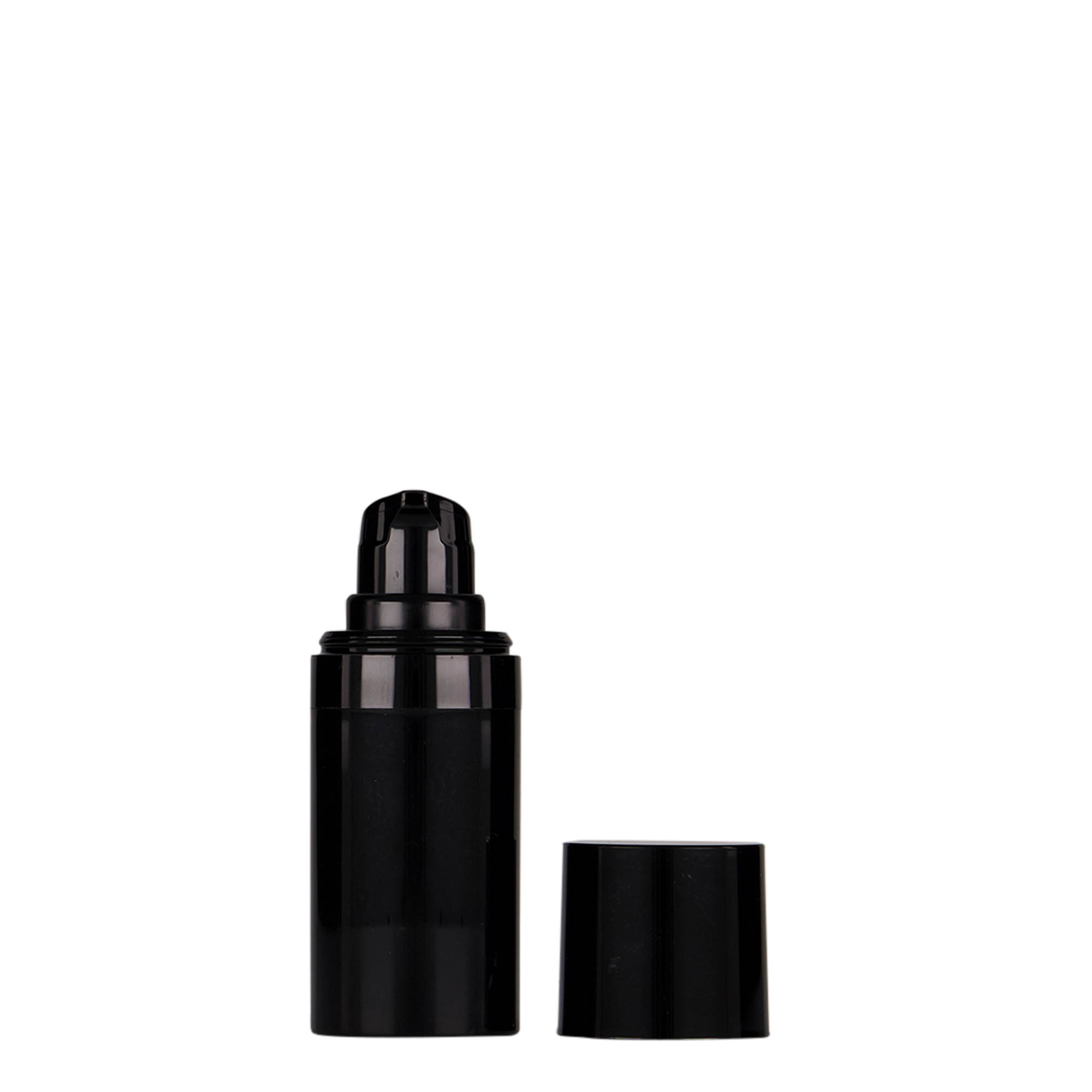 15 ml Airless-dispenzer 'Micro', PP-plastika, črn