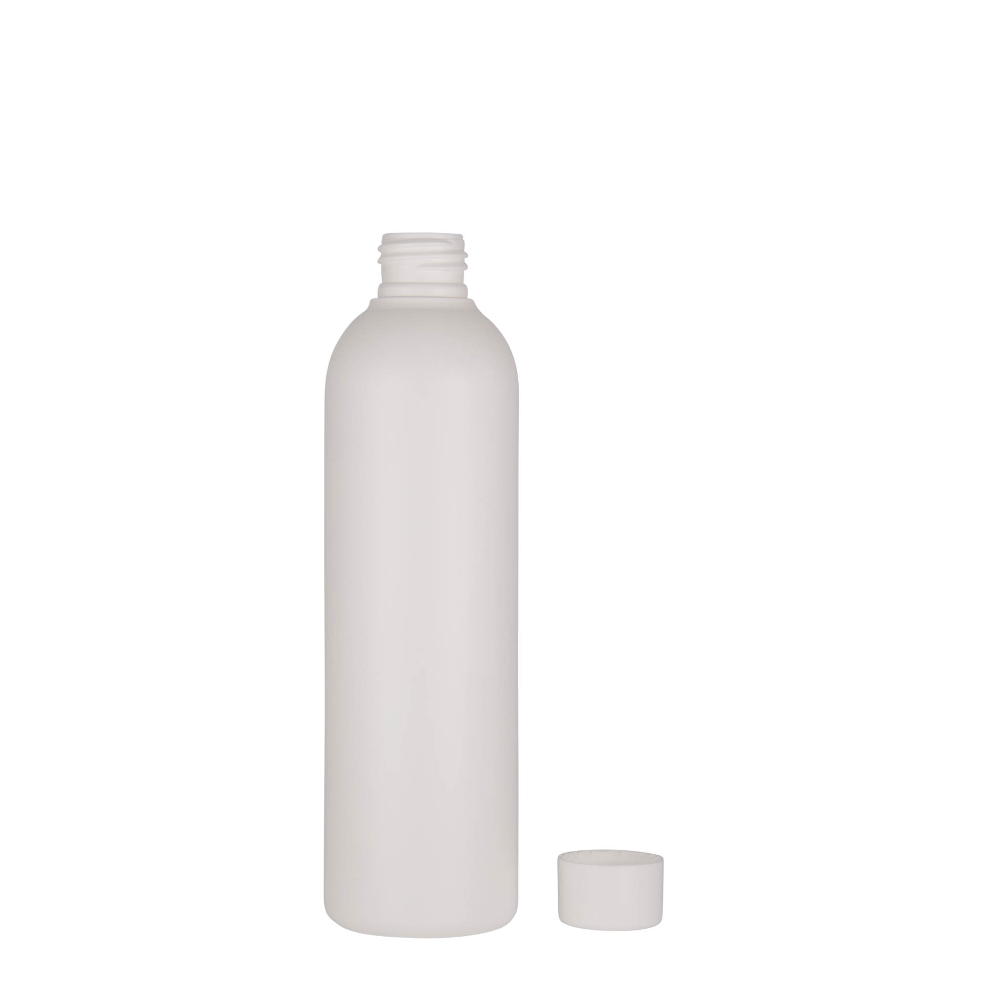 250 ml plastična steklenička 'Tuffy', HDPE, bela, odprtina: 24/410 250 ml plastična steklenička 'Tuffy', HDPE, bela, odprtina: 24/410