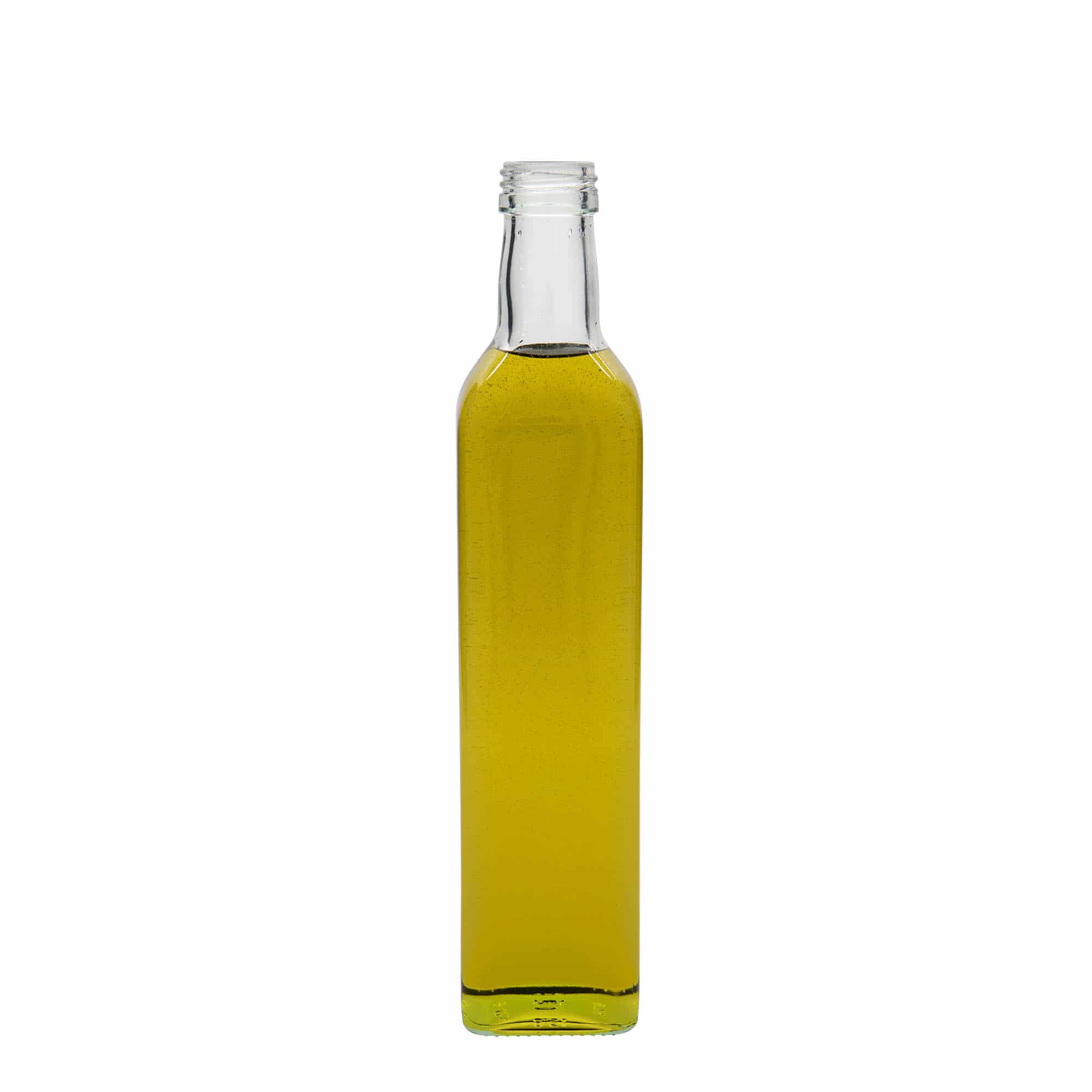 500 ml steklena steklenica »Marasca«, kvadratna, ustje: PP 31,5