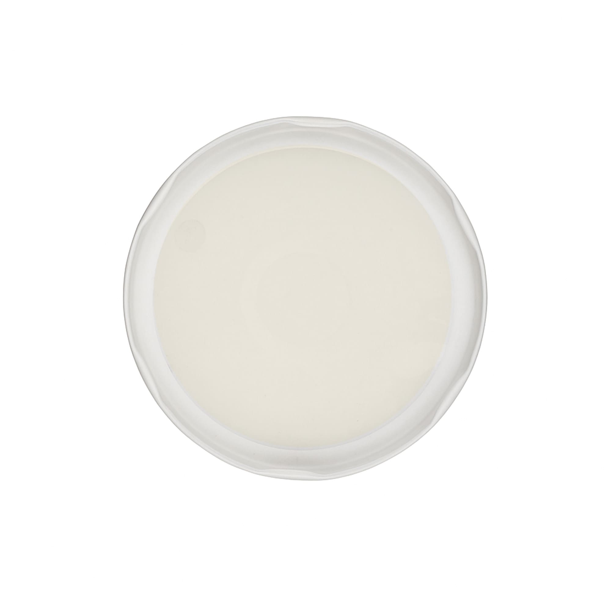 Twist-Off pokrovček, bel pločevina, bel, za odprtino: TO 100