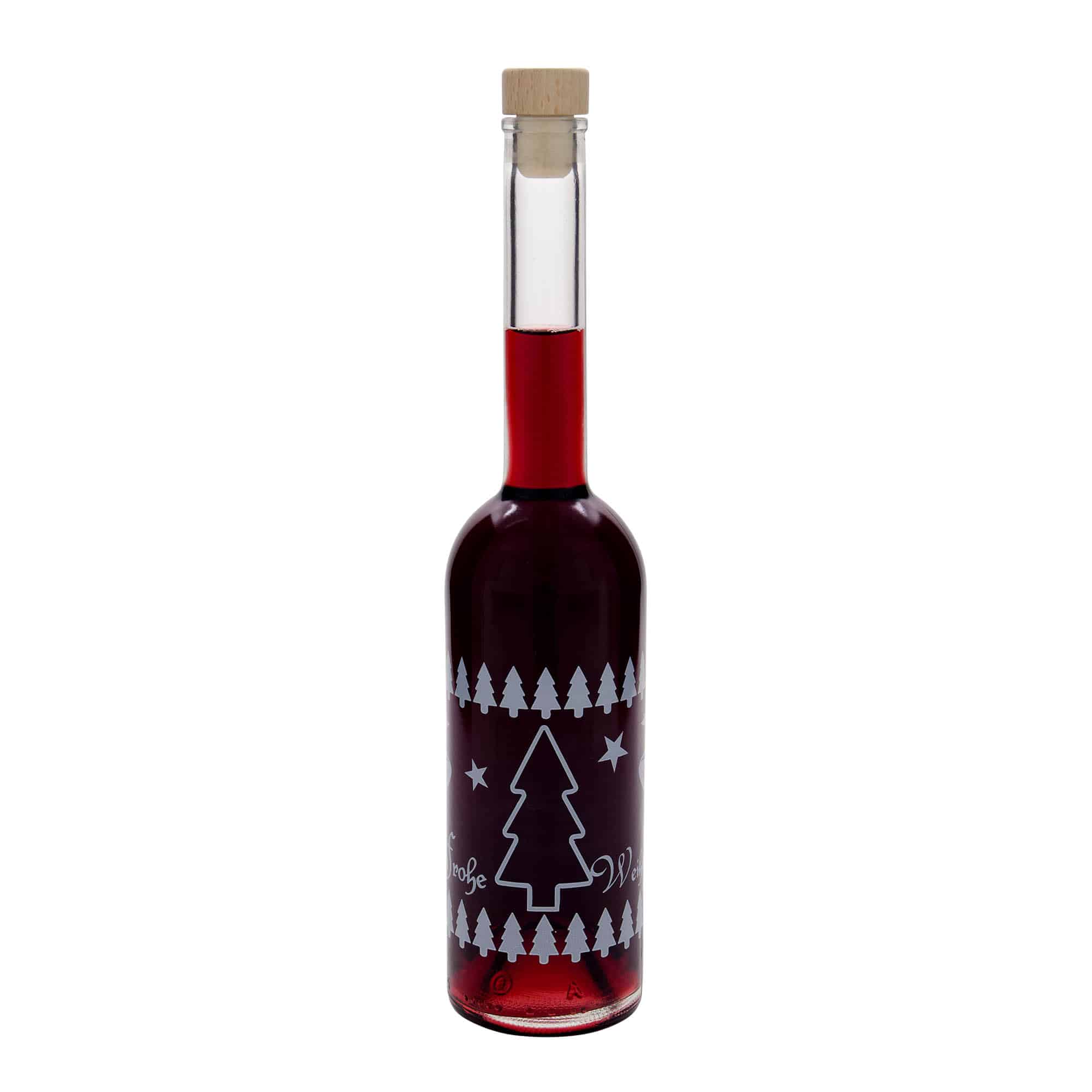500 ml steklenica 'Opera', motiv: Klasični božič, odprtina: pluta