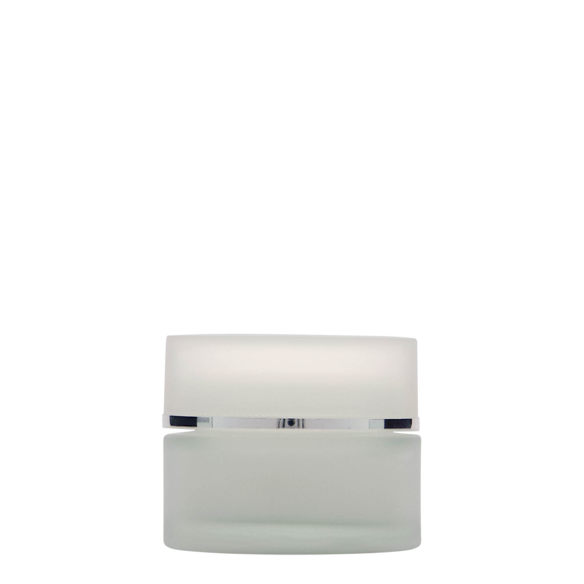 50 ml lonček 'Platin Edition', steklo, zmrznjeno, odprtina: navojni pokrov 50 ml lonček 'Platin Edition', steklo, zmrznjeno, odprtina: navojni pokrov