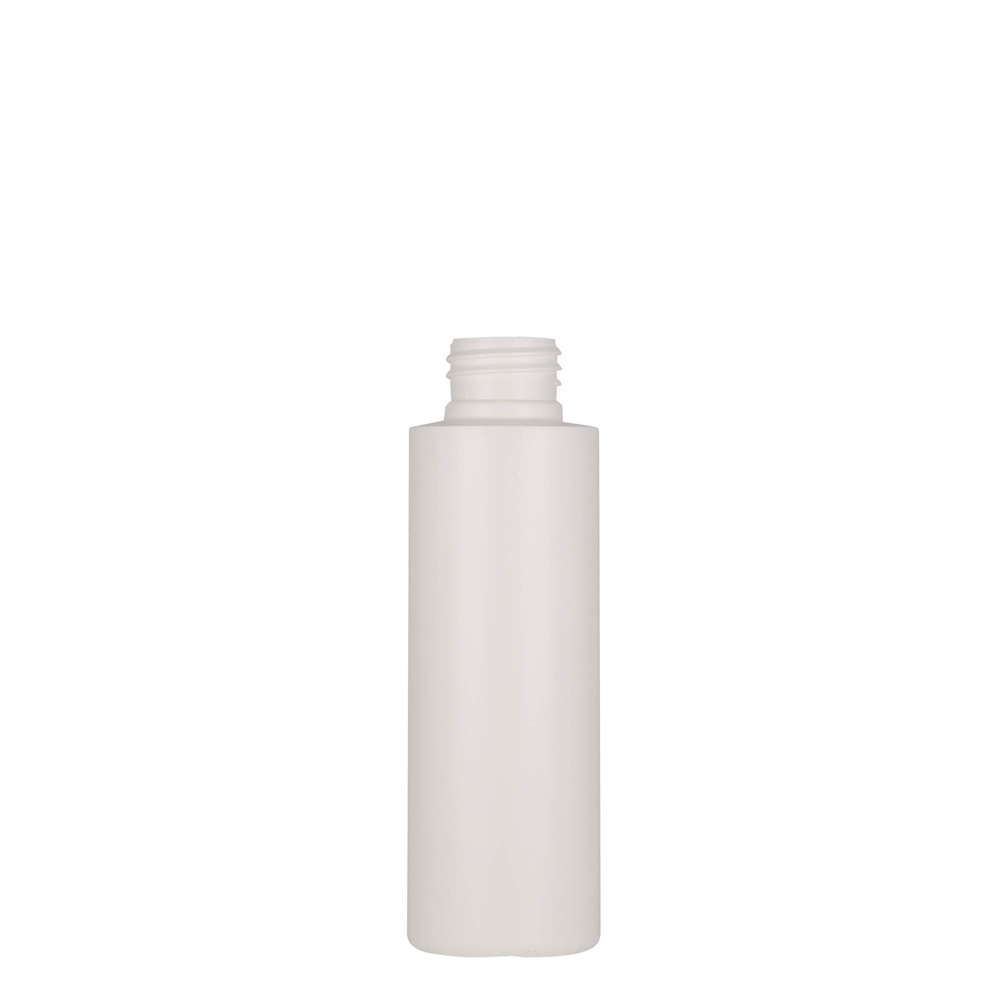 100 ml plastična steklenička 'Pipe', zelena HDPE, bela, odprtina: 24/410
