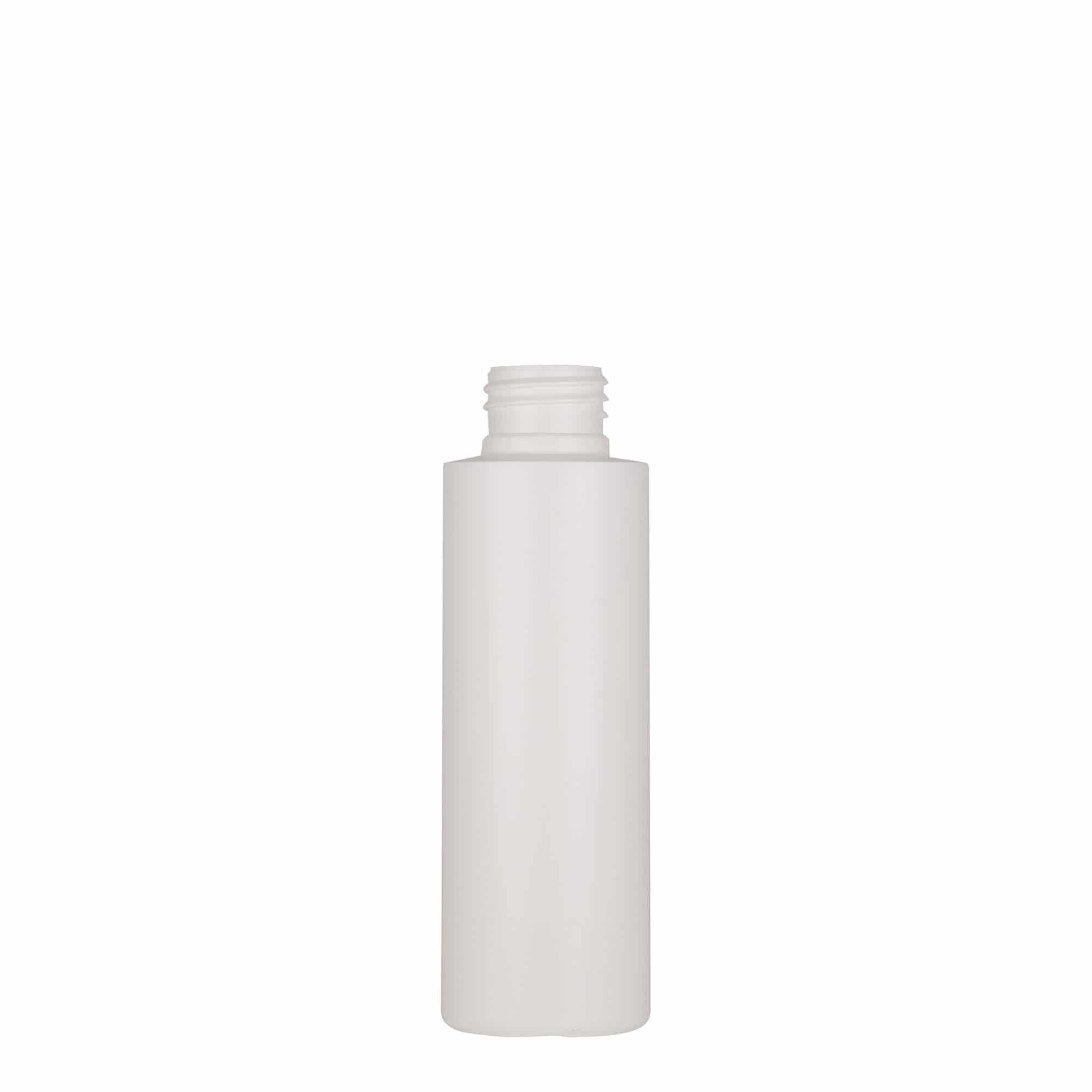 100 ml plastična steklenička 'Pipe', zelena HDPE, bela, odprtina: 24/410