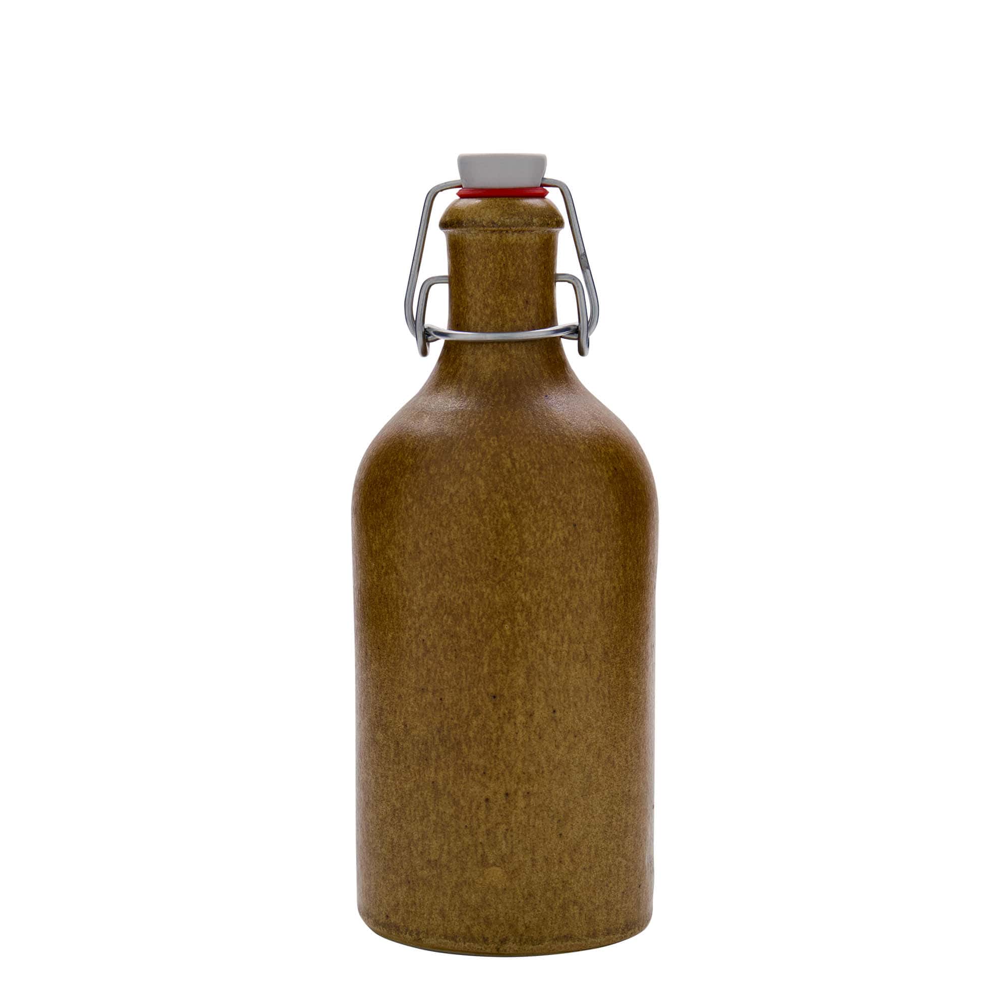 500 ml glineni vrč, kamnina, rjavo-kristalen, odprtina: zapiranje z zaponko