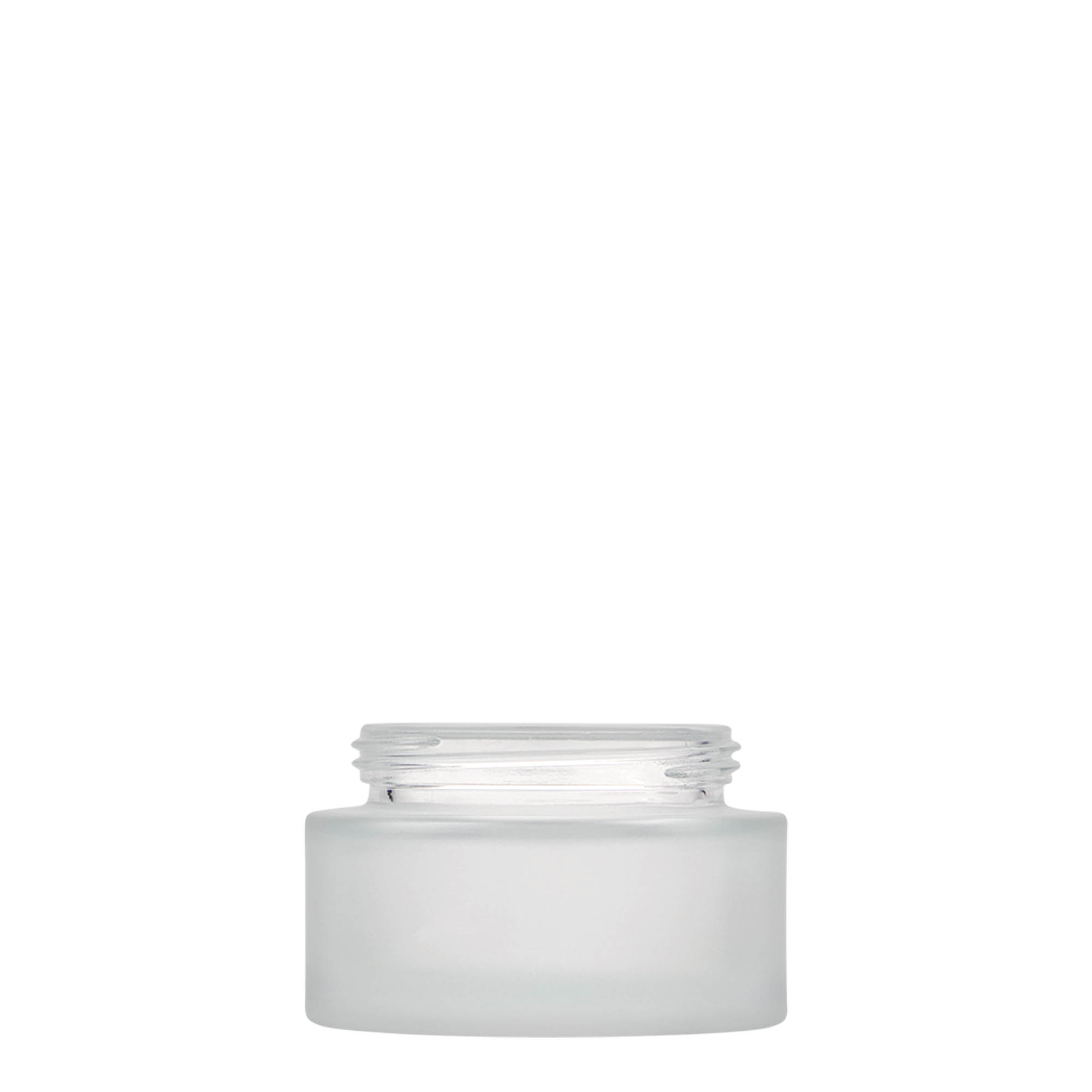 50 ml lonček 'Platin Edition', steklo, zmrznjeno, odprtina: navojni pokrov 50 ml lonček 'Platin Edition', steklo, zmrznjeno, odprtina: navojni pokrov